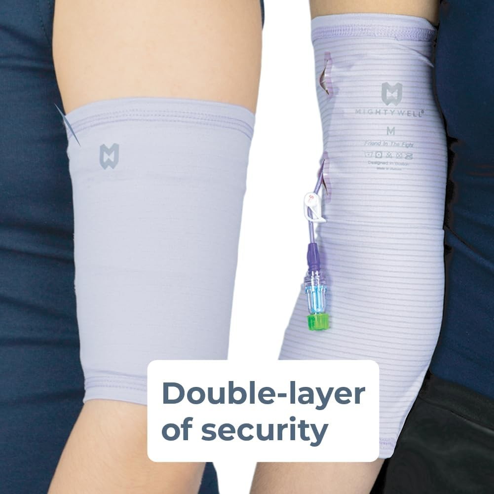 PICCPerfect Double Layer Arm Cover – Solid Black, Medium