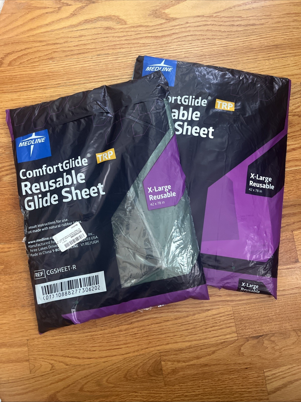 XL Medline Comfort Glide Repositioning Sheets 630-lb. Cap, 42″ x 78″ Reusable