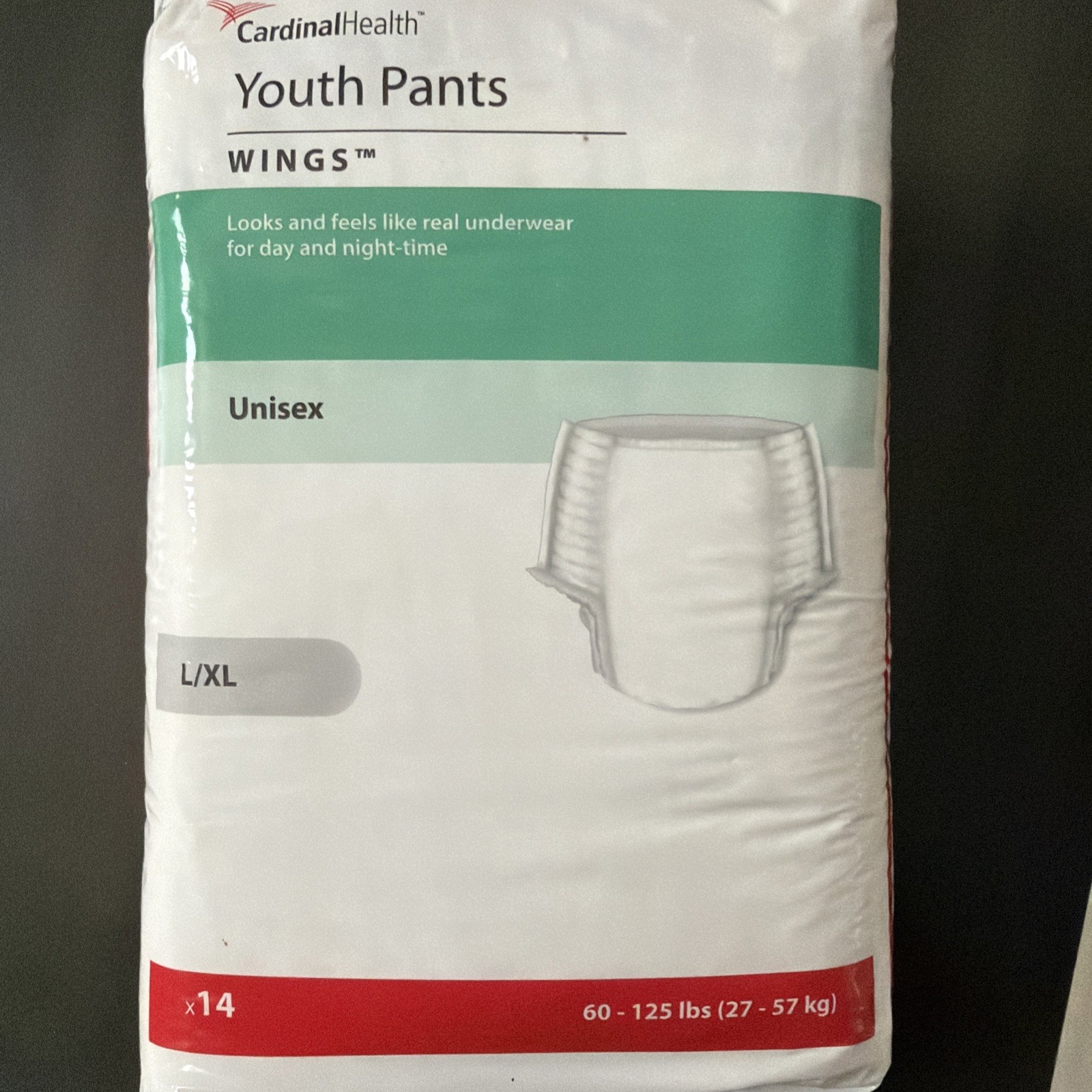 *NEW Cardinal Health Youth Pants/Pull Ups XL 60 – 125 Lbs 56 Count Box
