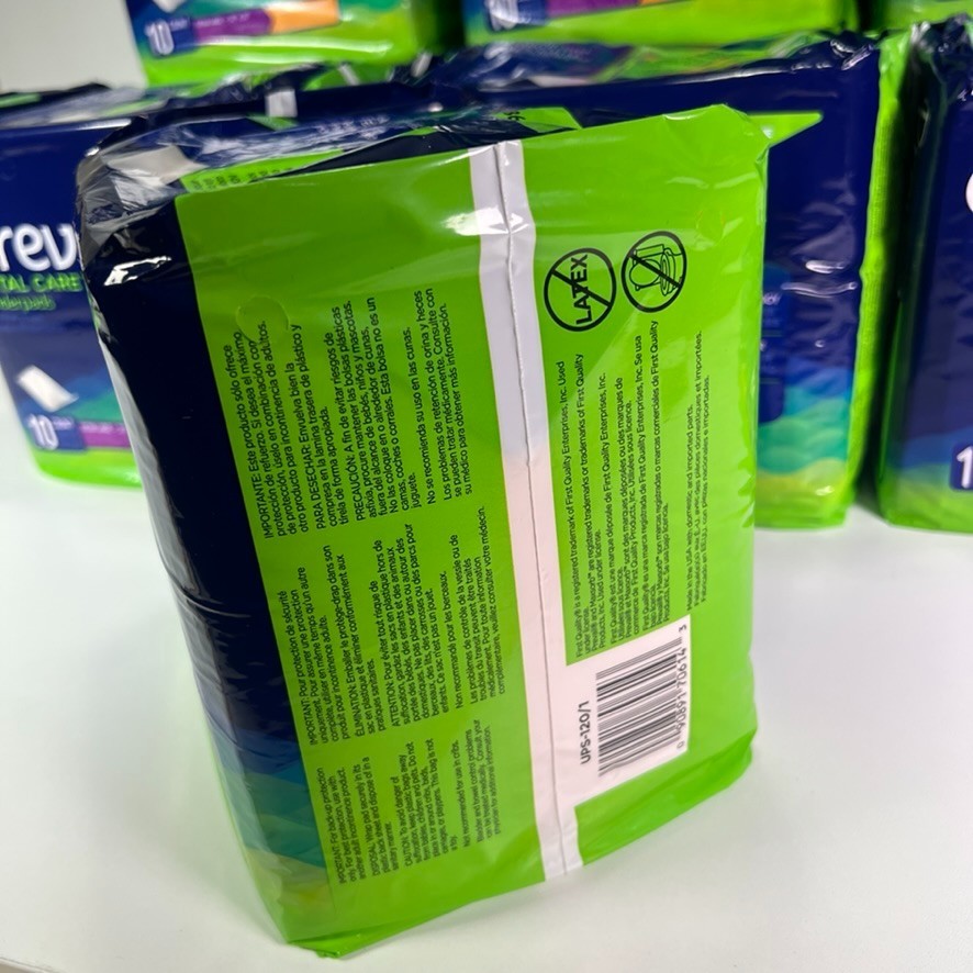 Prevail Total Care Underpads Extra Strong (XL 30″x30″) Case Lot 12 Pk (Qty 120)