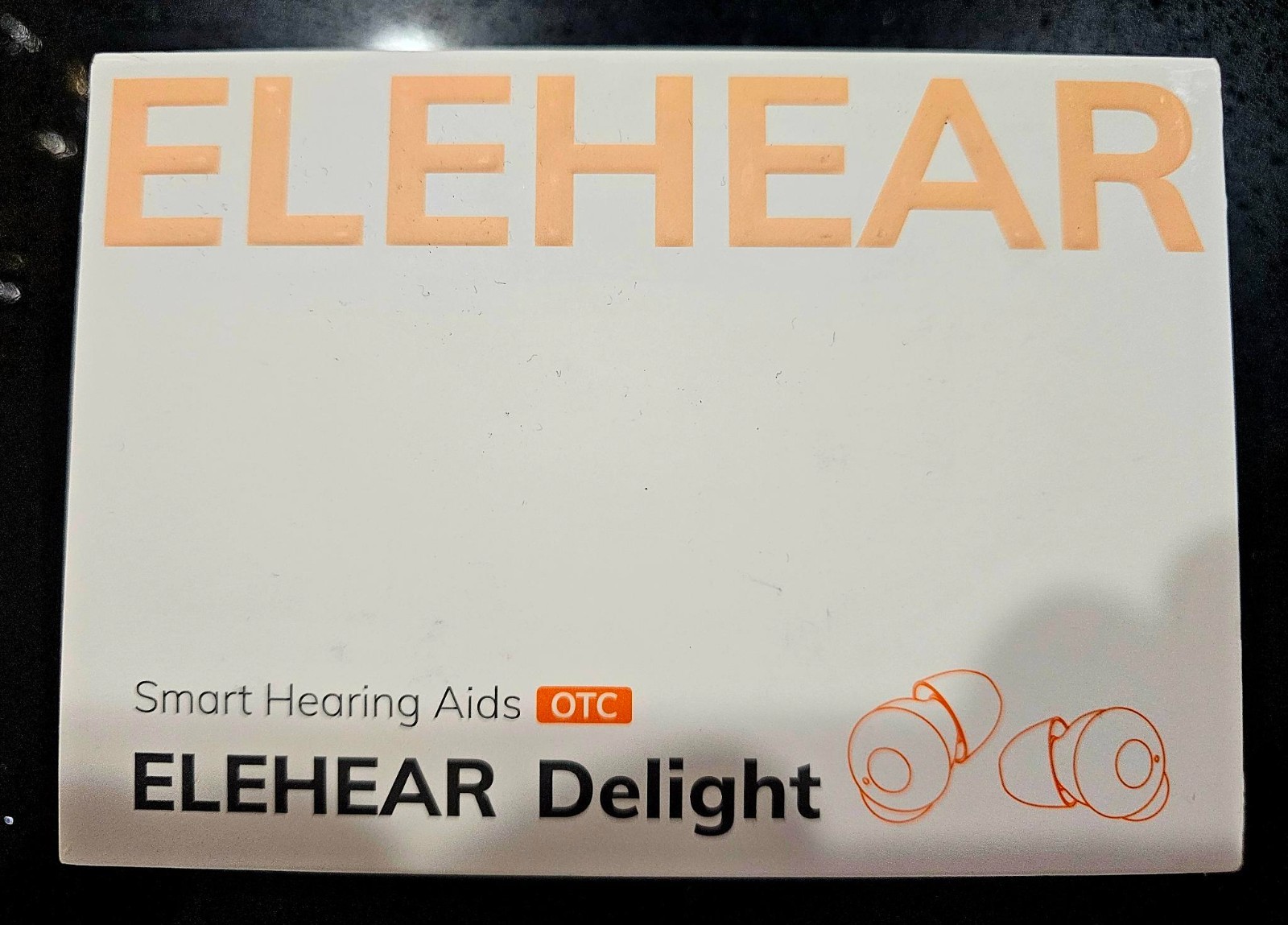 Elehear Delight Smart Hearing Aids OTC – NEW & SEALED IN BOX – Mist White