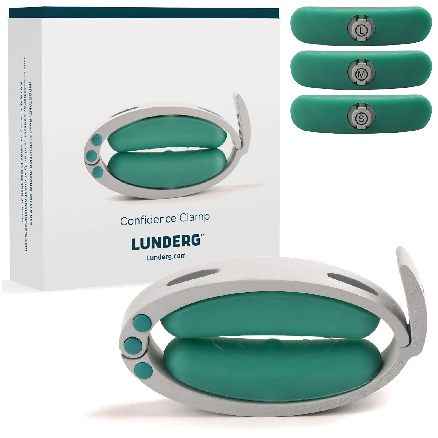 Incontinence Clamp for Men – S, M & L Pads Included