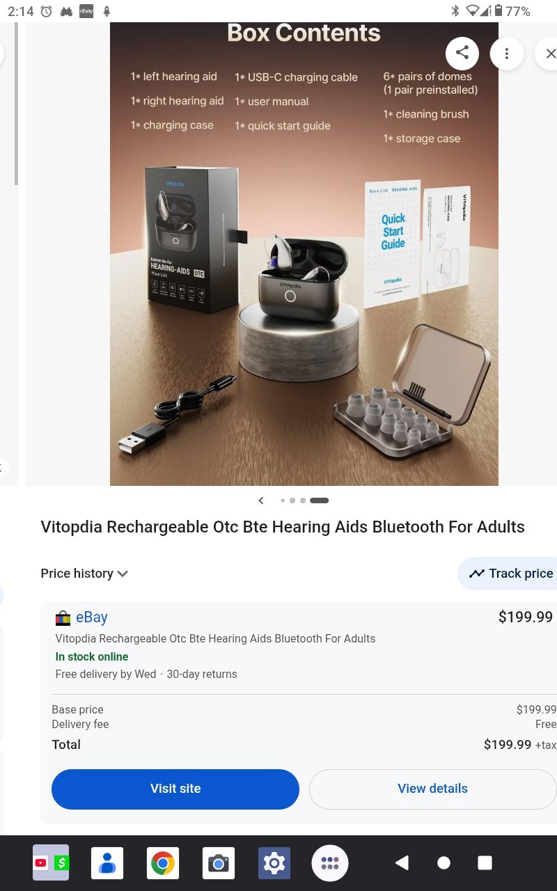Hearing Aids Vitopdia 2.0 Rechargeable Hearing Aids