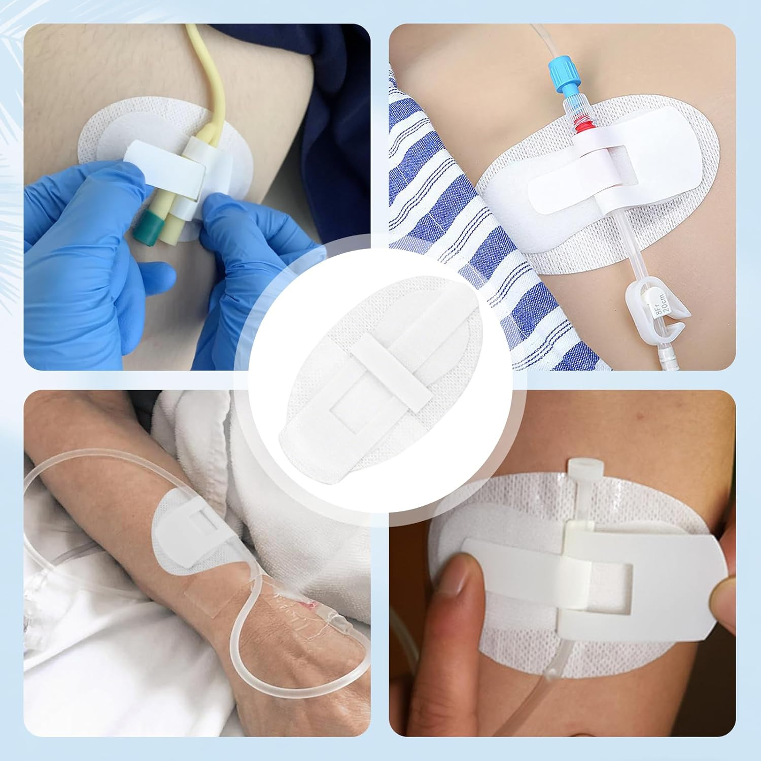 Urinary Tube Stabilization Fixation Stickers, Adhesive Pads for Leg Bag Support,