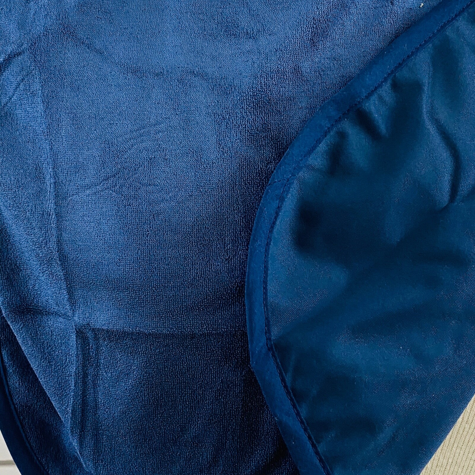 Unisex Youth & Adult Adaptive Bib Navy Blue Standard Shape Adjustable Waterproof