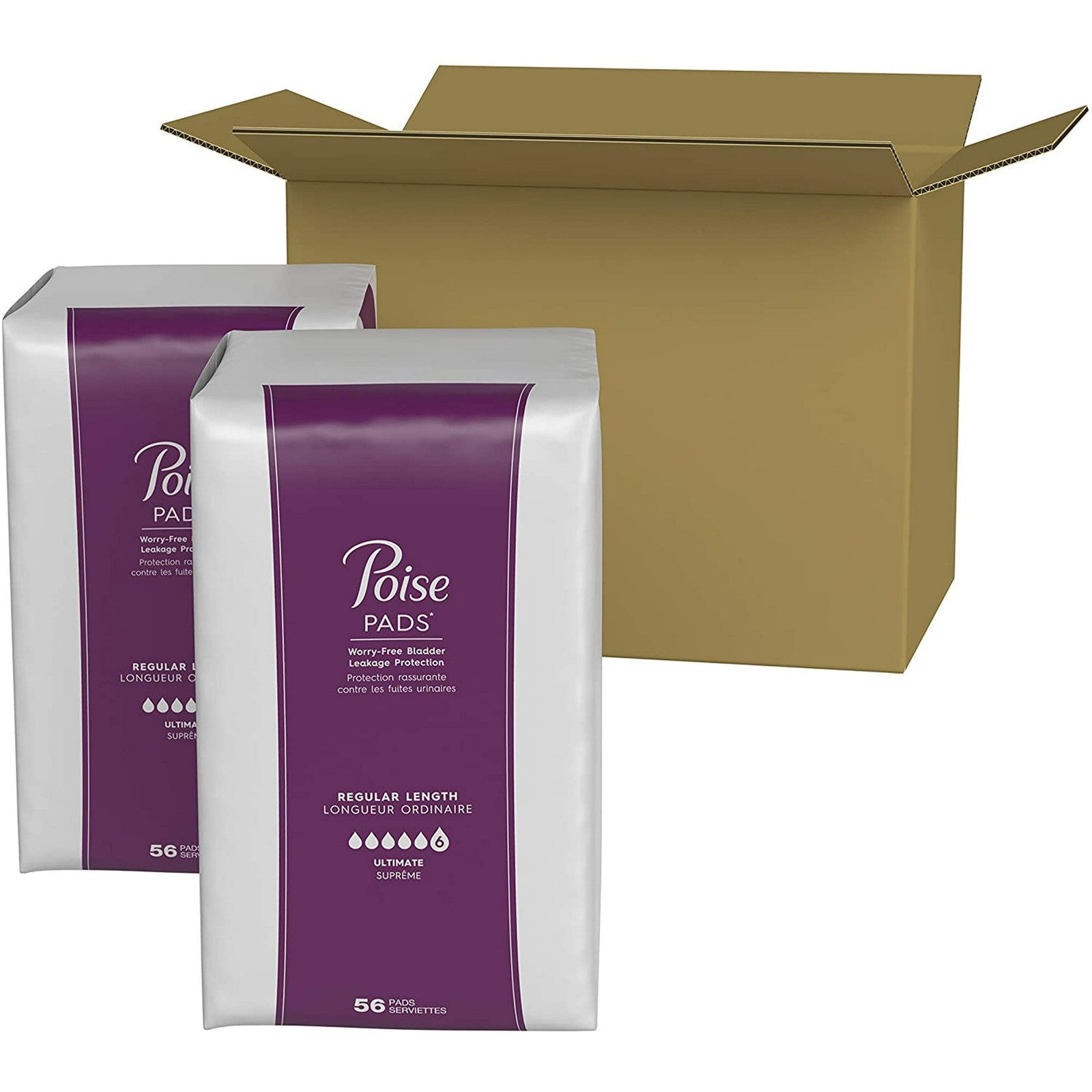 Poise Fresh Protection Pads Ultimate Absorbency 112 Count