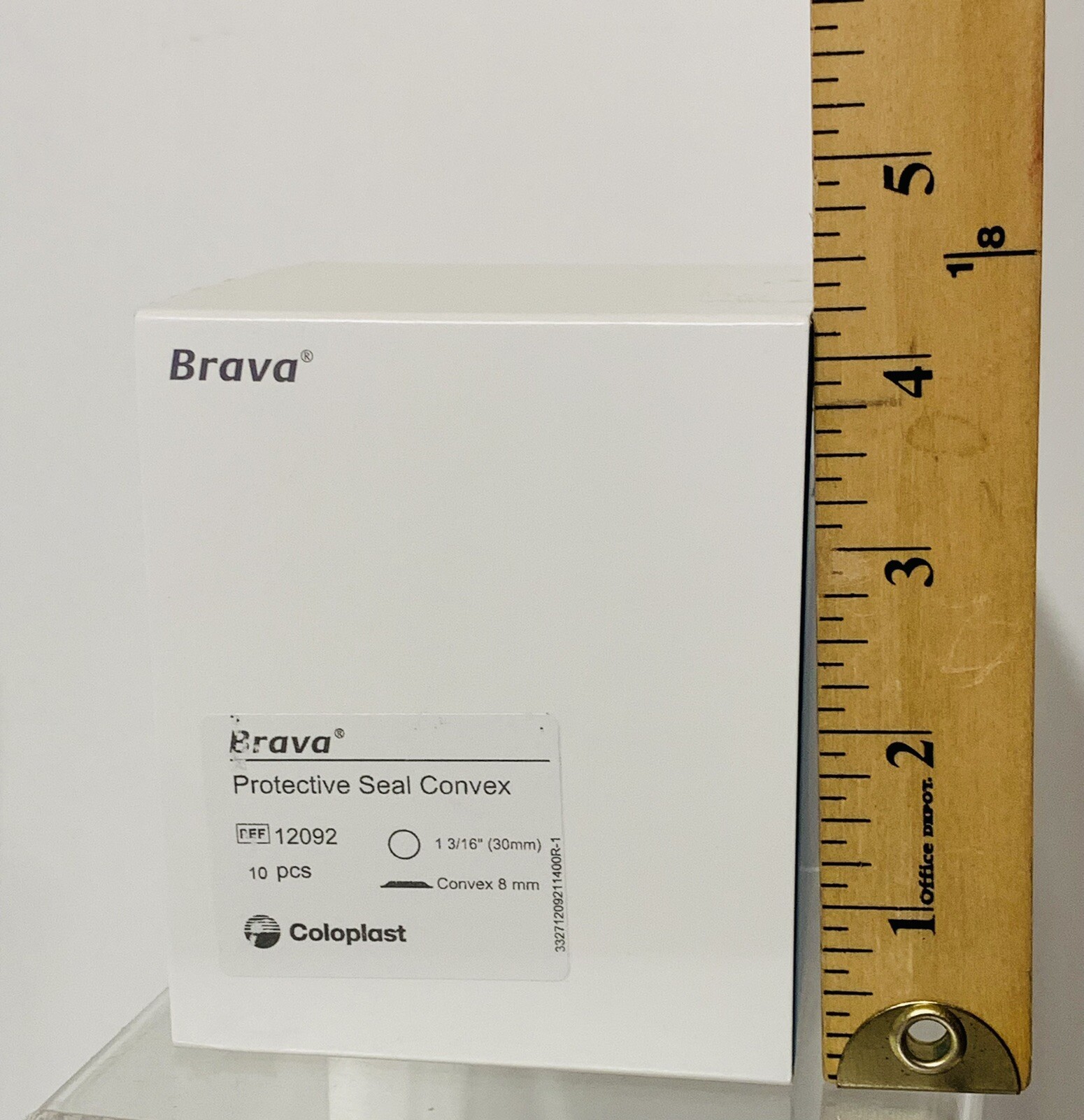 4 BOXES Coloplast Brava CONVEX PROTECTIVE SEAL Barrier 12092 1-3/16″ 4BX/10EA