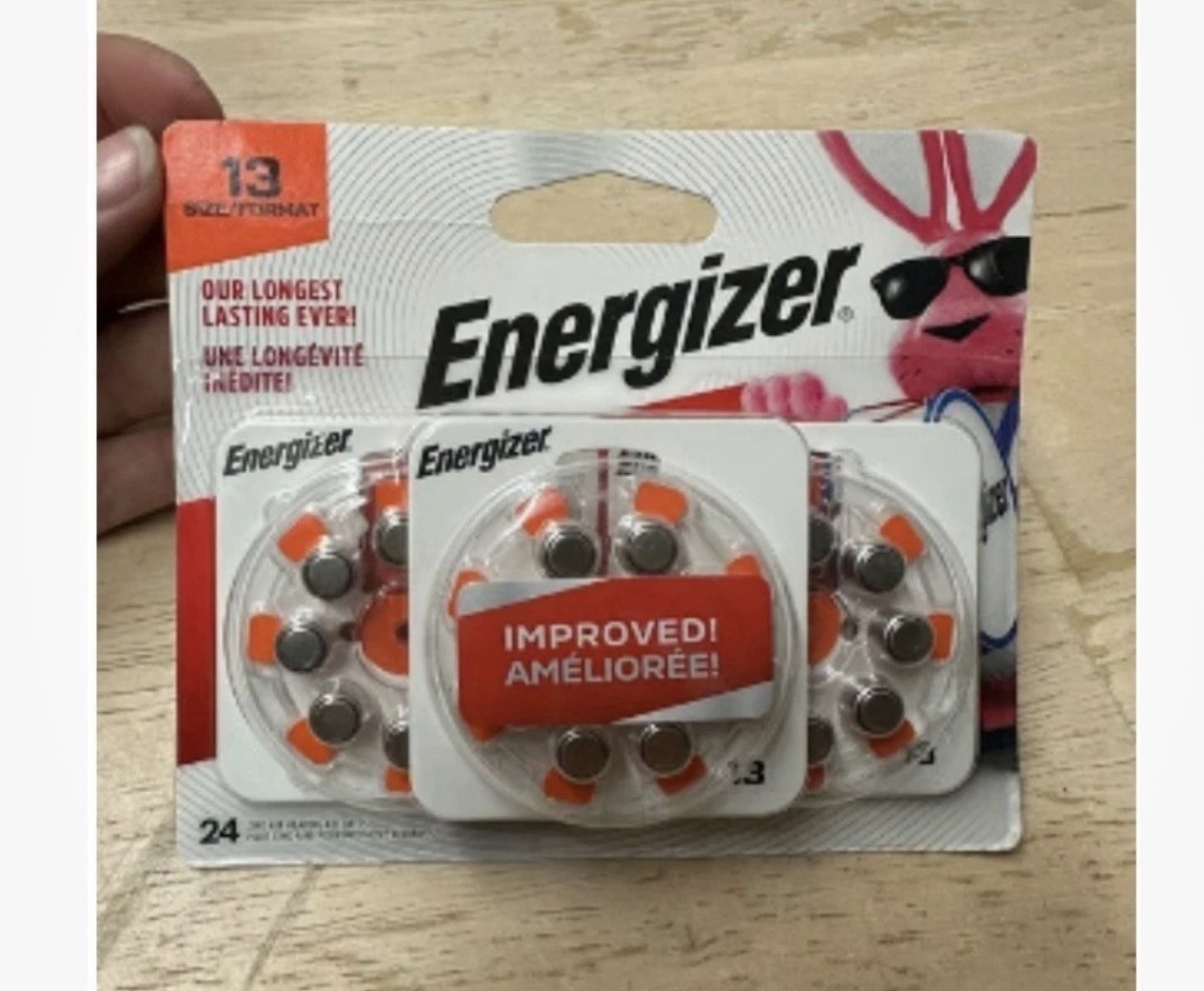 Energizer Size 13 Hearing Aid Batteries 24 Pack AZ13DP-24 New Sealed Exp 02/26