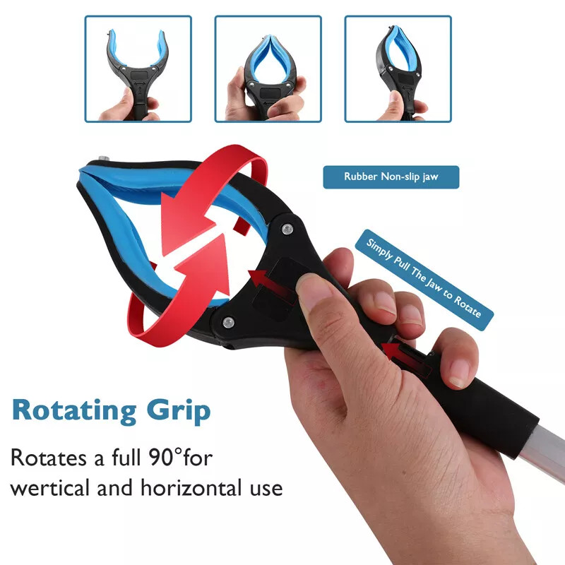 Industrial Grabber Tool Heavy Duty Pick Up Stick Hand Grip Reach Trash Picker US