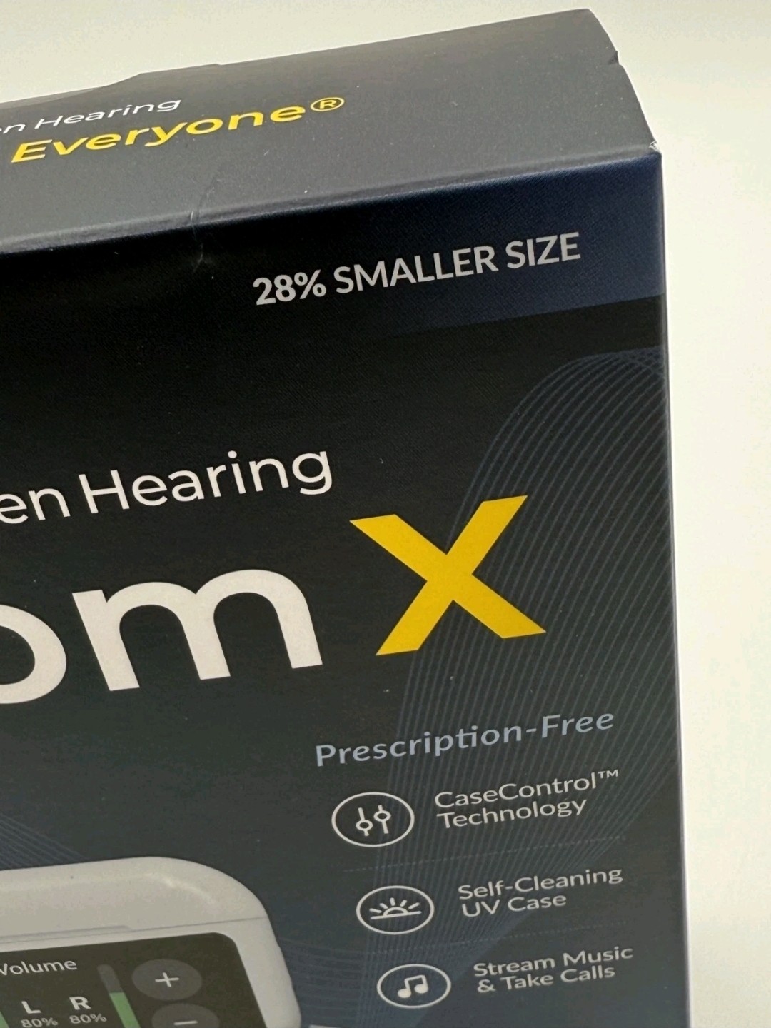 Audien Atom X OTC Rechargeable Hearing Aids Bluetooth UV Clear Sound Assist New