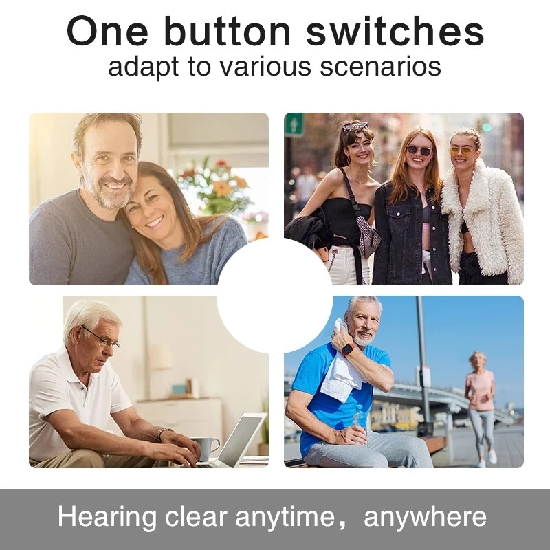 STAETAS original ear hearing aid for severe hearing loss, digital hearing