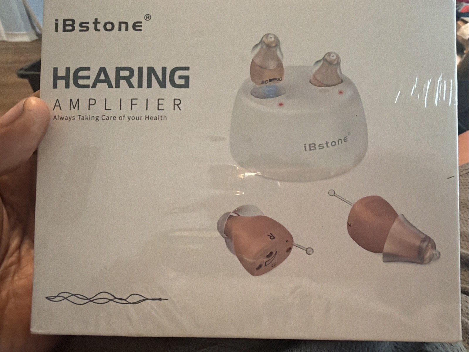 Hearing Amplifier, iBstone K19 Rechargeable Hearing Aids New In Sealed Box