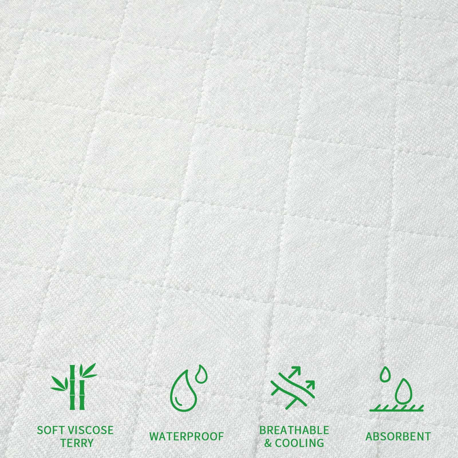 Twin34″x36″ Incontinence Bed Pads Waterproof Reusable Mattress Underpads
