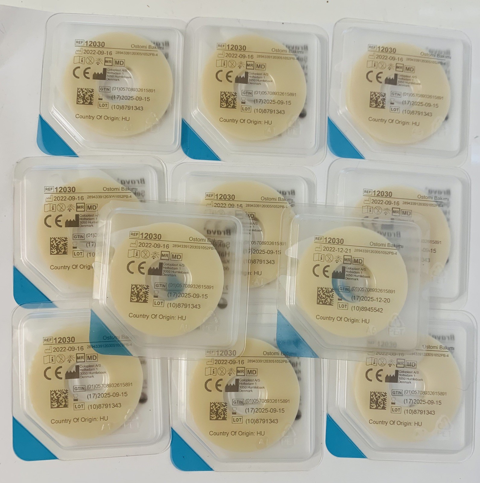 11 Coloplast 12030 Brava Protective Seals Pack/11 Exp. 2025/09 READ Desc.