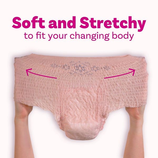 Depend Postpartum Women Incontinence Convenience Underwears- Large -17ct