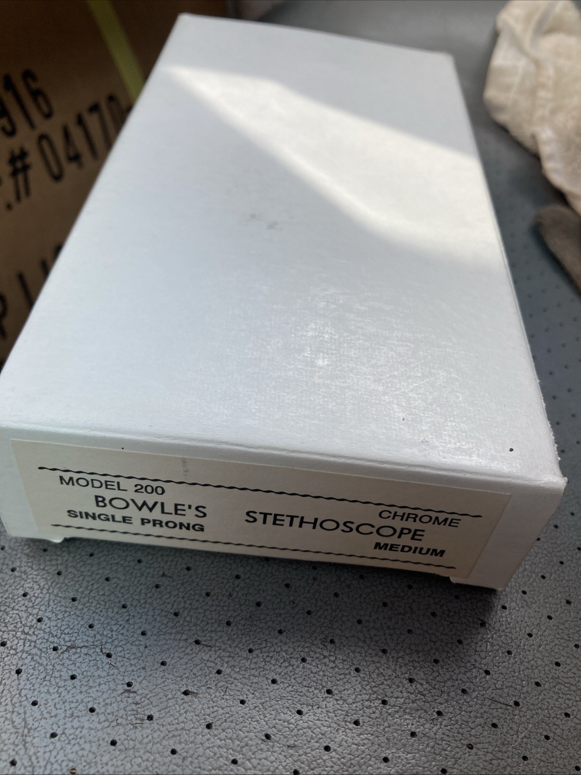 Bowles’s Stethoscope, Model 200 Single Prong –Medium – Chrome (BRAND NEW IN BOX)