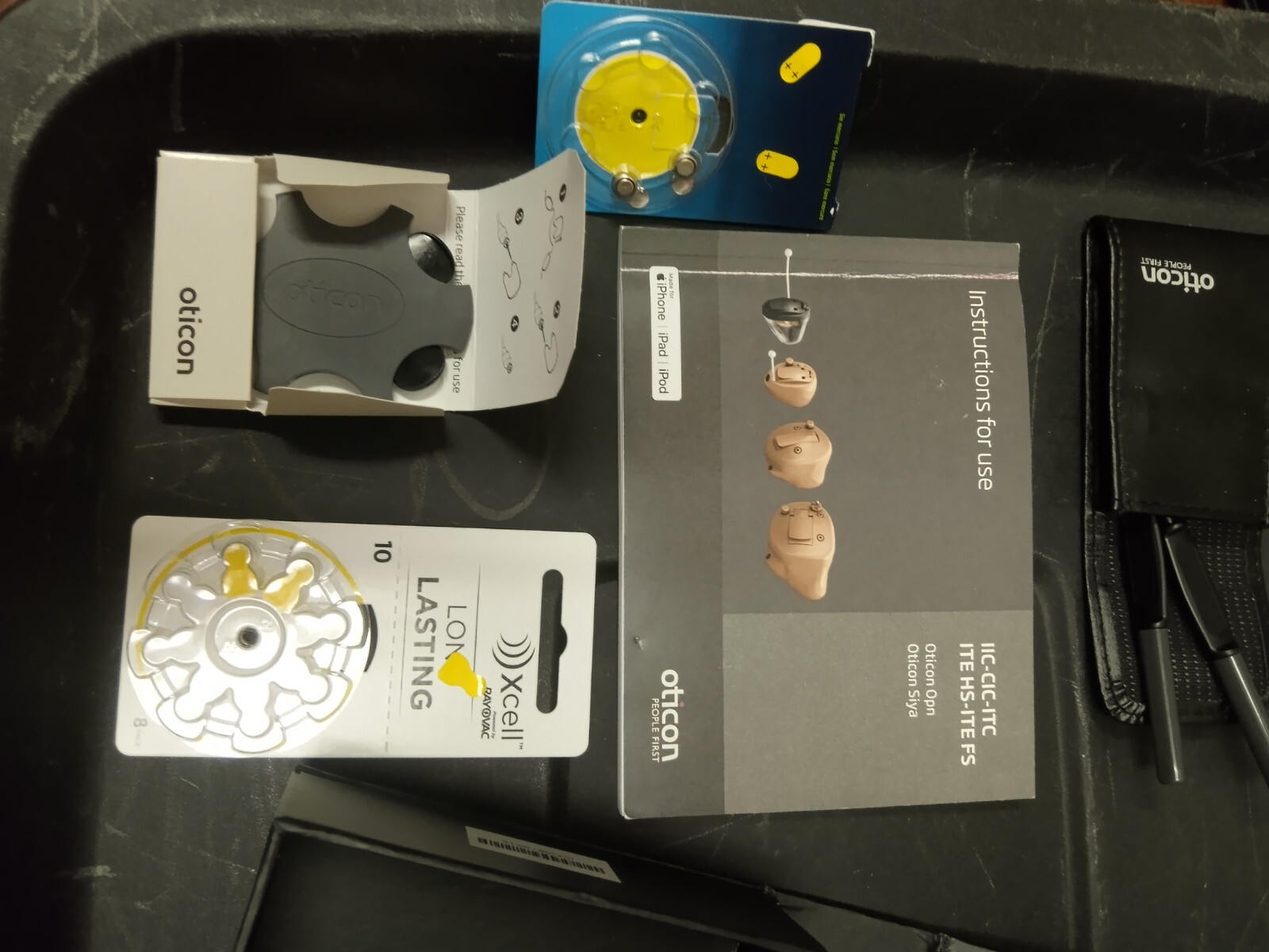OTICON Siya 2 IIC – Hearing Aid (invisible-in-the-canal) Blue, Left Side Only +