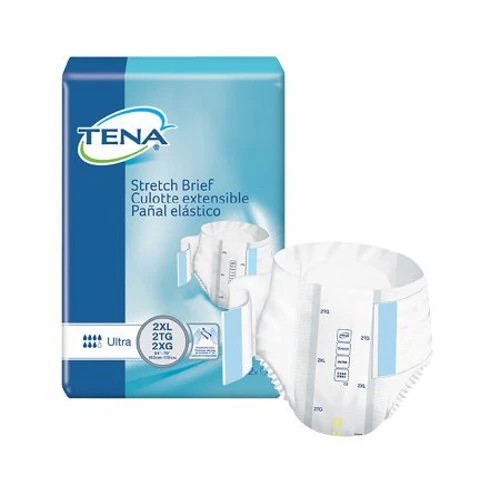 Unisex Adult Incontinence Brief TENA Stretch Ultra Tab