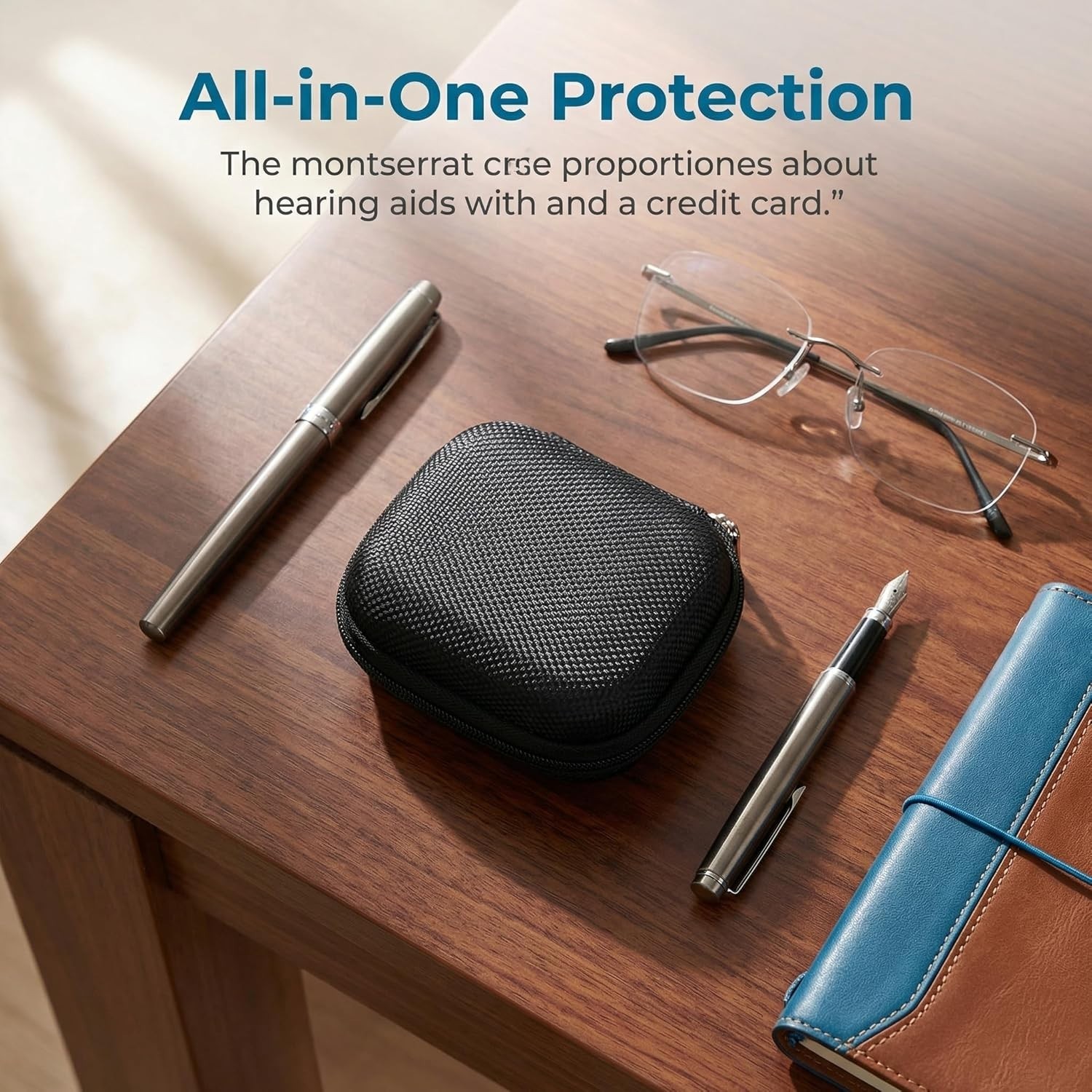 Hearing Aid Case Hard Carrying Pocket Small Waterproof Pouch