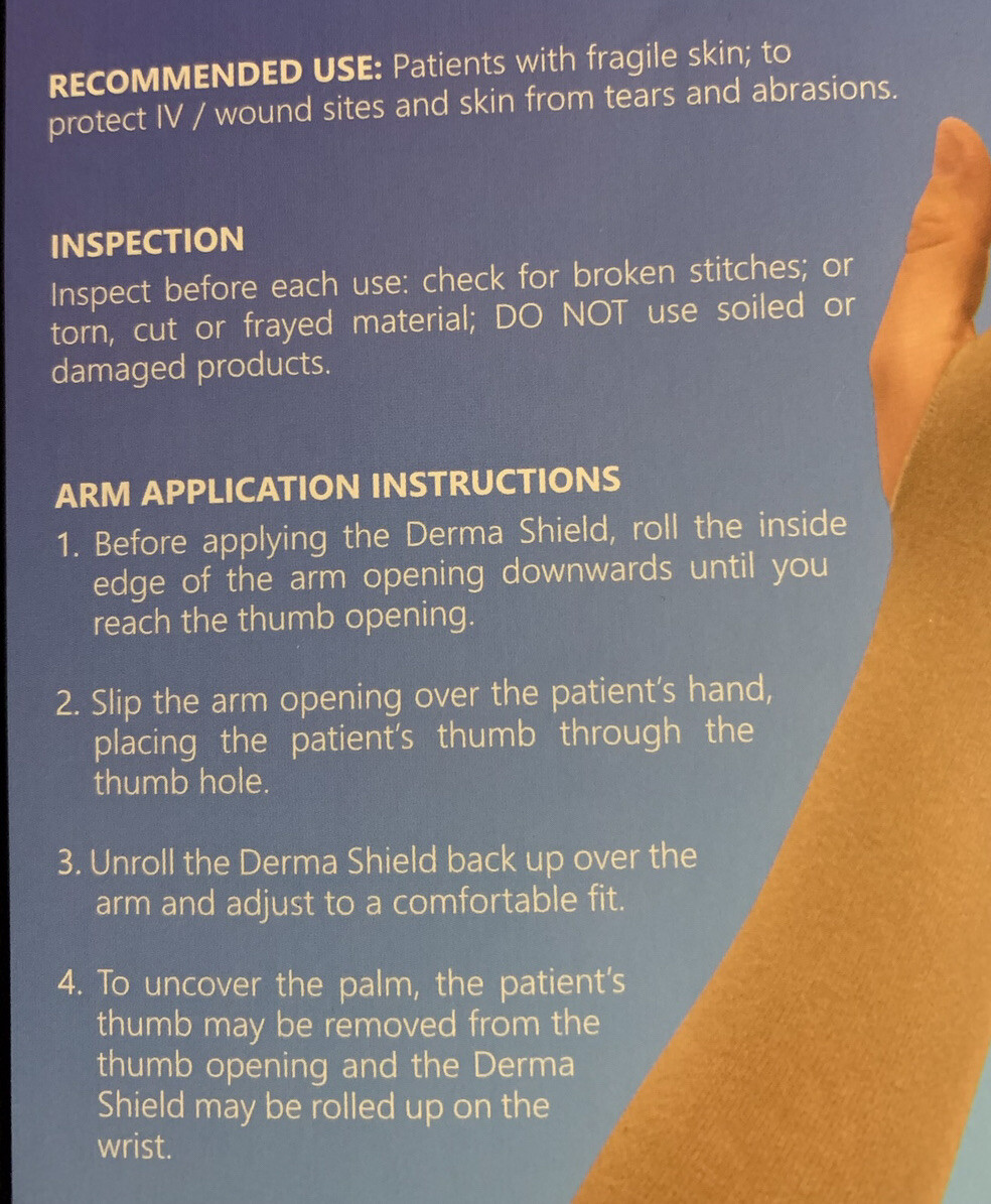 NYOrtho Derma Shield Wound Management Arm Sleeve Pair LARGE Latex Free NEW