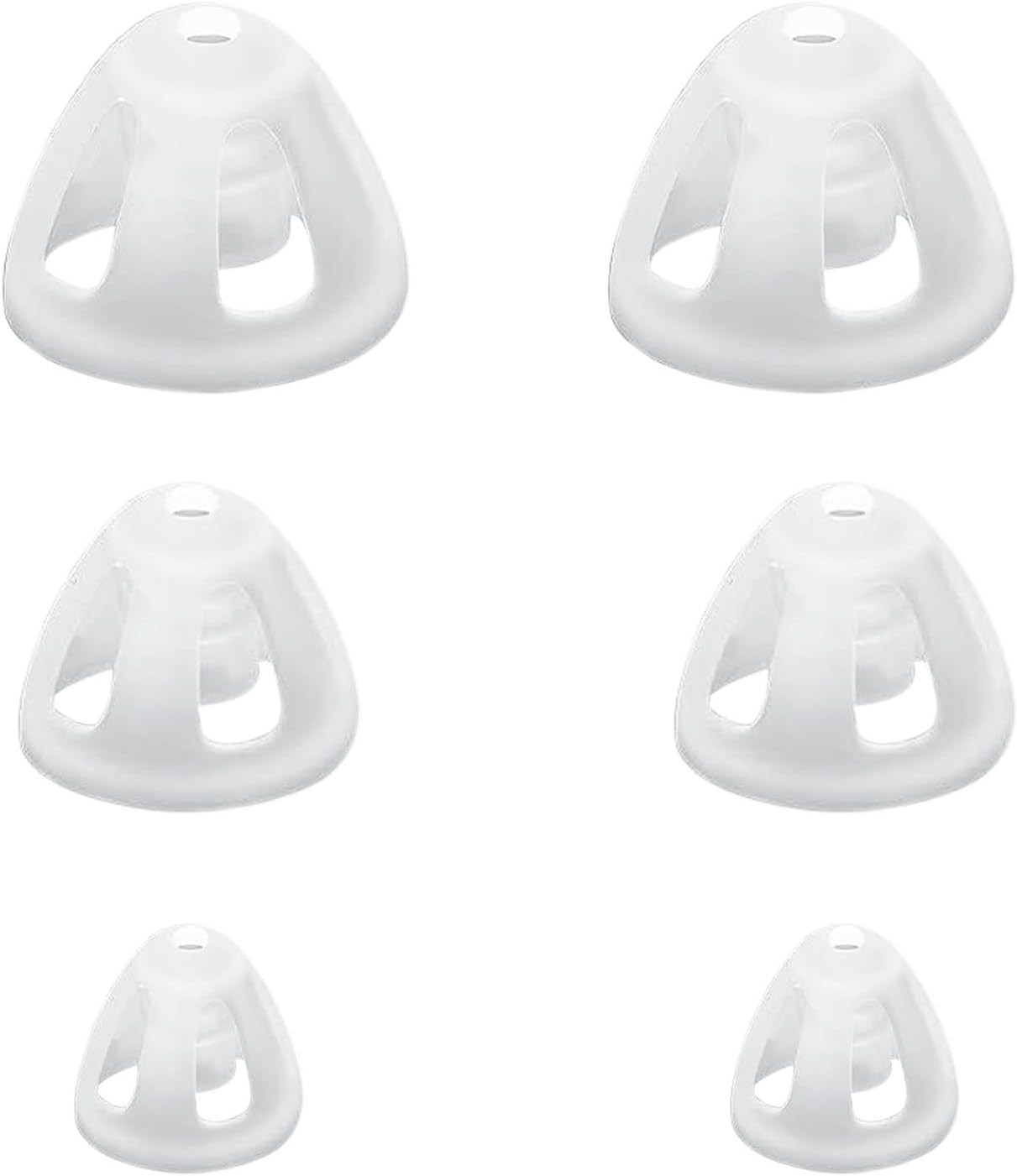 6Packs Hearing Aid Domes 3 Sizes Open Dome Hearing Aid Accessories for Resoun…