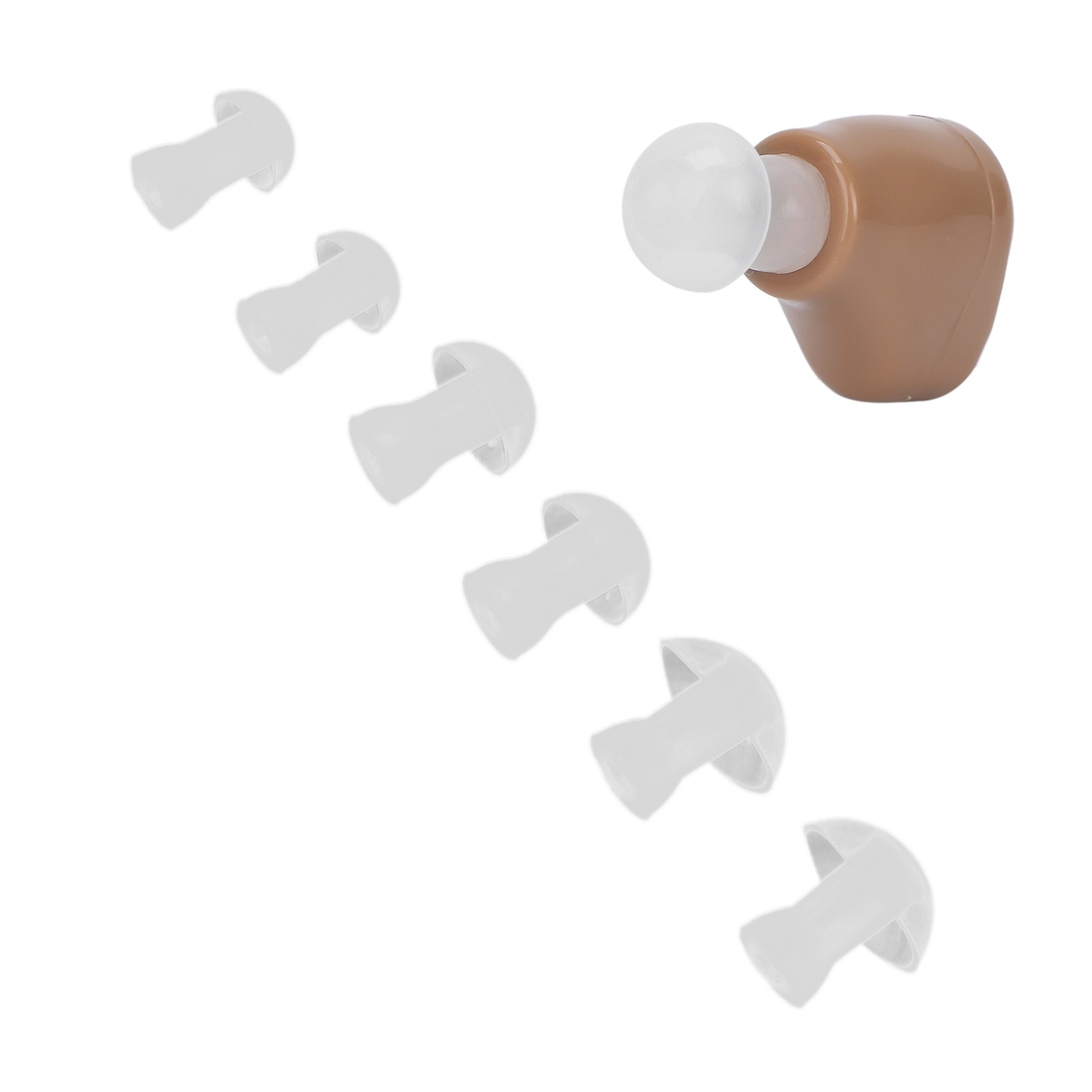 6pcs Hearing Aid Earplug Soft Silicone Replacement Buds For All-Day Comfort