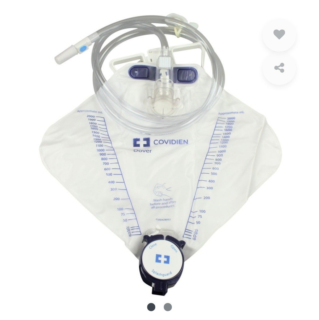 Covidien Dover Urine Drainage Bag #REF 6308LL New Sealed Exp 2025