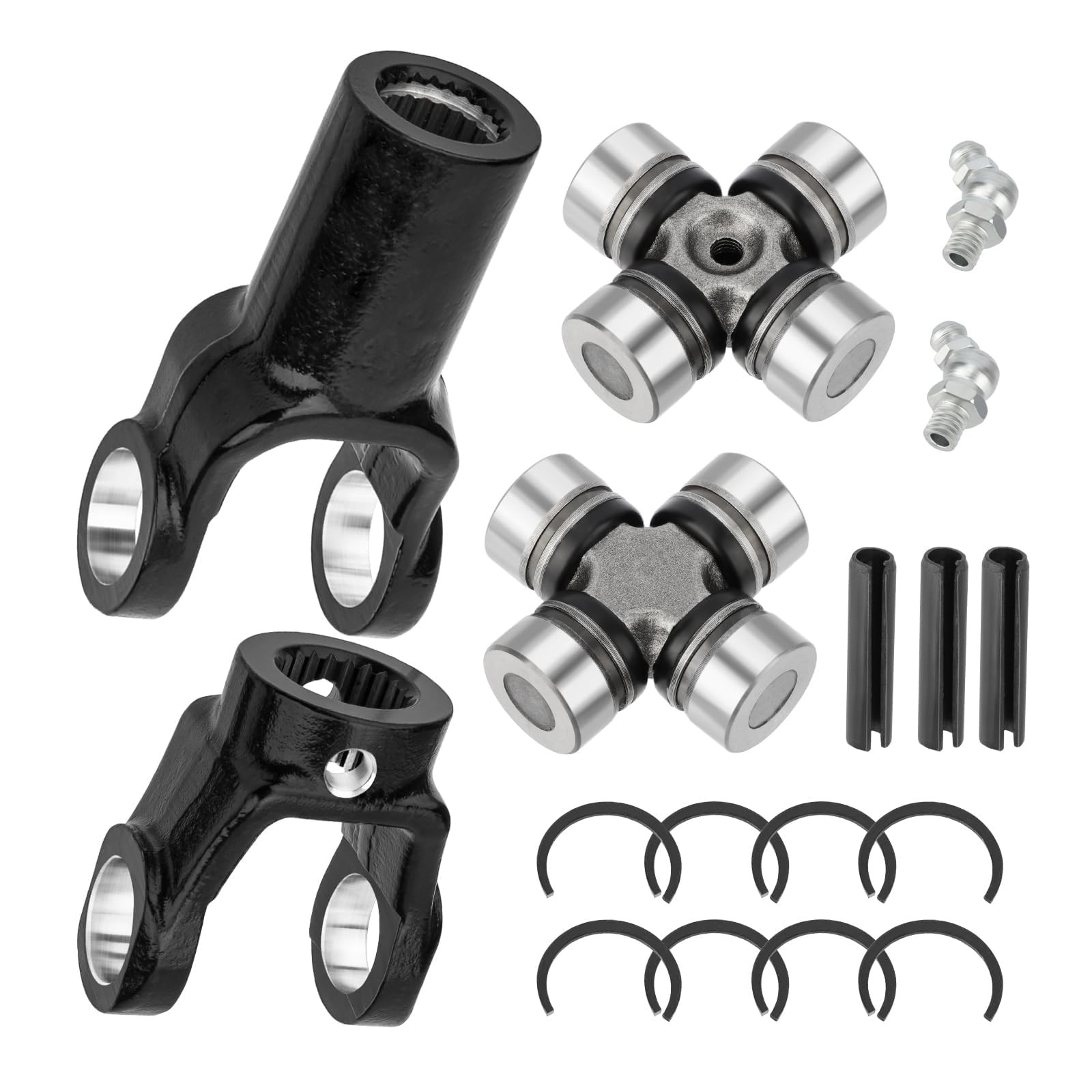 Front Prop Shaft Yoke & U-Joint 2 Side for Polaris Sportsman 300 500 570 700 800