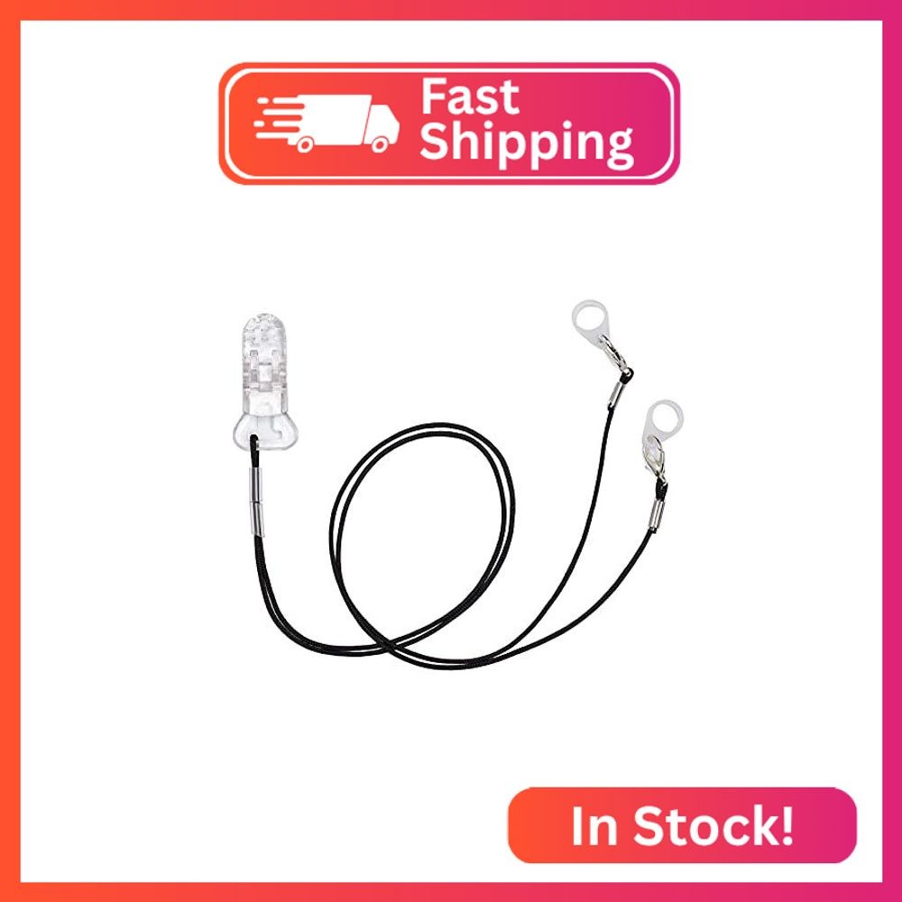 Hearing Aid Clip for Seniors Adults – Anti-Lost Lanyard Protector BTE Clip Holde