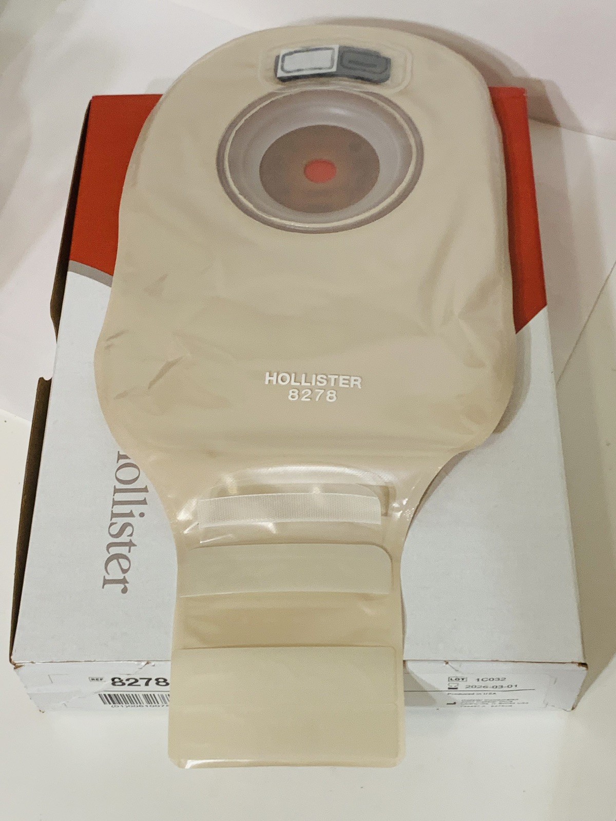 Hollister 8278 Flextend Premier 1-Piece CONVEX Ostomy Pouch 1BX/5EA Exp2026/03