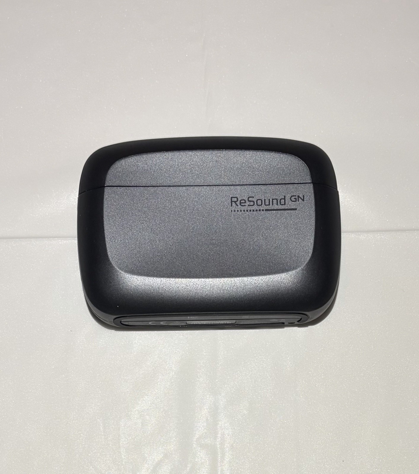 ReSound GN Hearing Aid Charger Case C-1 Gray Portable Charging Dock Holder