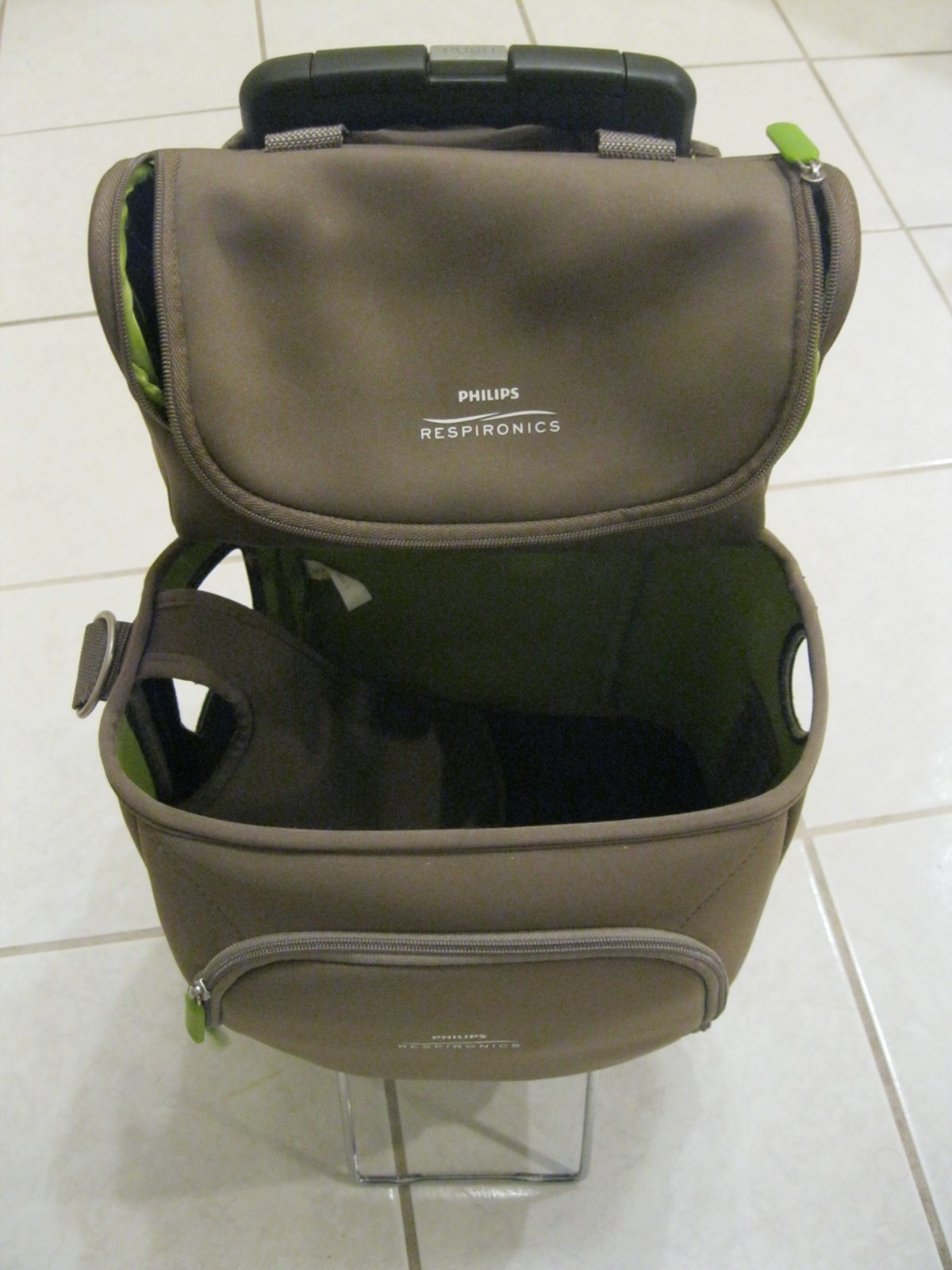 CART ONLY Phillips Respironics SimplyGo Case & rolling Cart