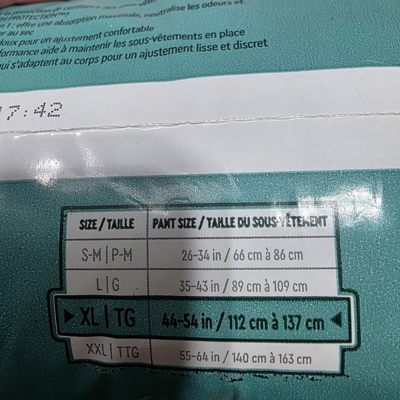 Depend Fresh Protection Maximum Absorbency XL TG Men Underwear 15 Count