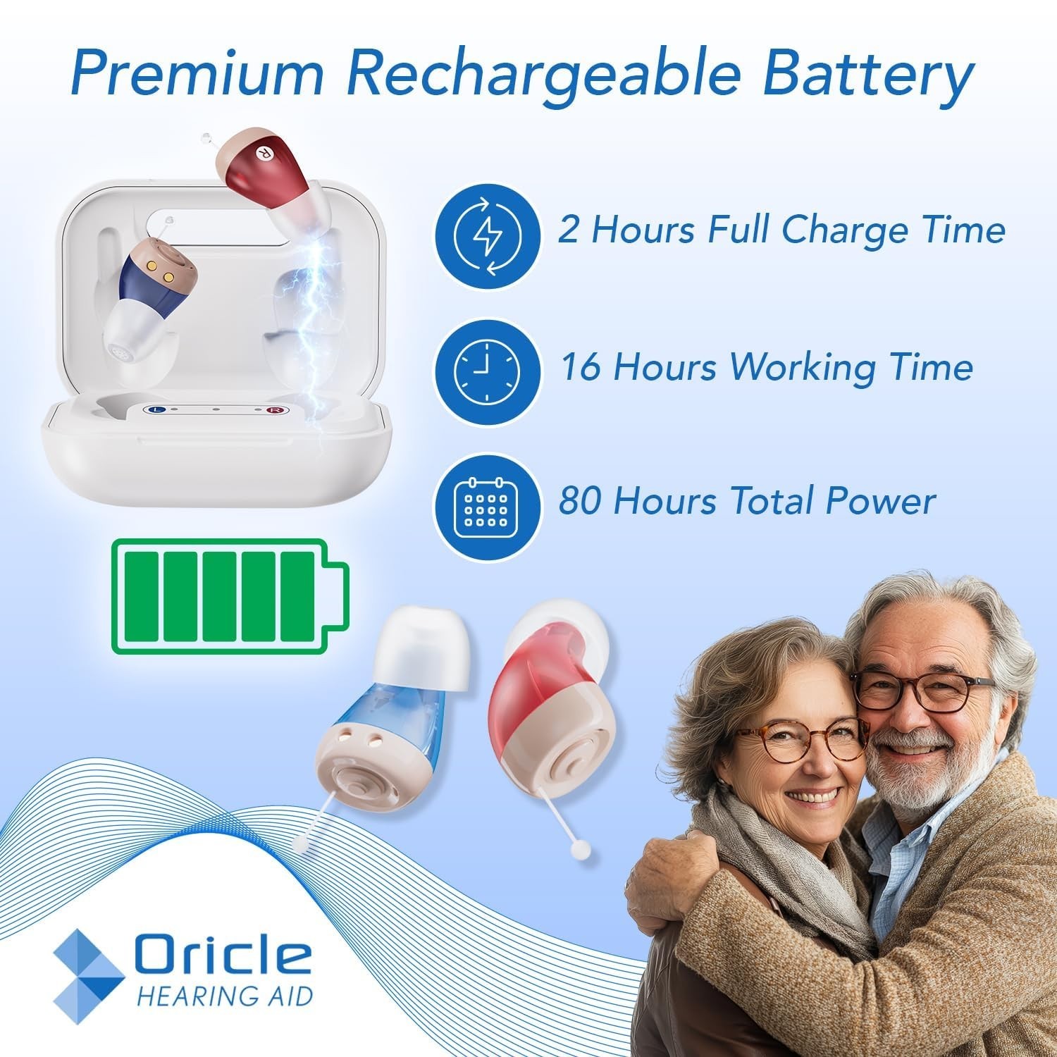 Oracle Pro Hearing Aids for Seniors – 16 Channel Hearing Aids with Noise Canc…