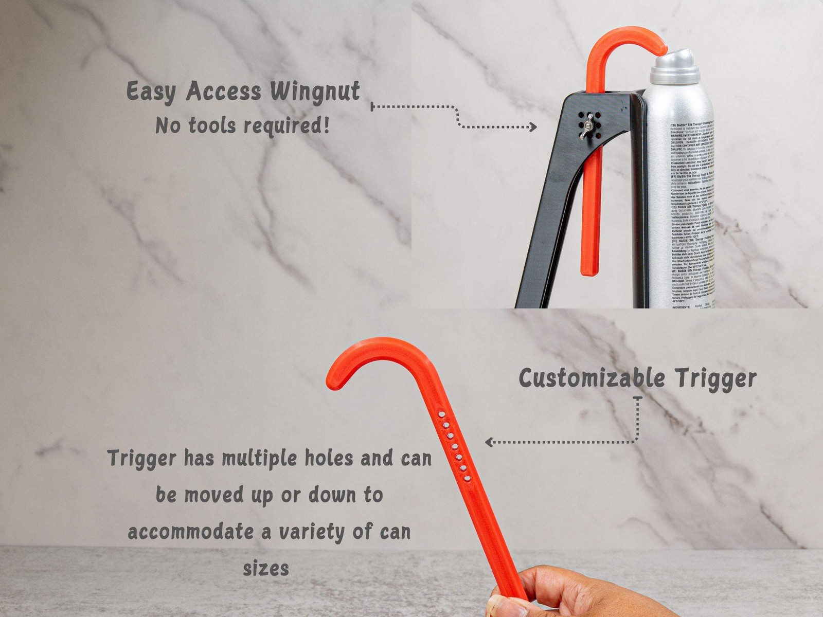 Hair Spray Assistant, Arthritis Aid, Disability, Mobility, Assistive Device