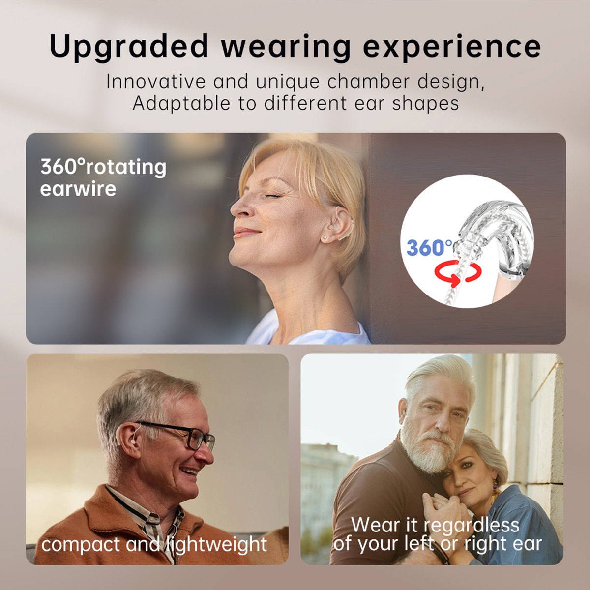 Rechargeable Hearing Aids with Type-C – Hearing Aids for Seniors Hearing Loss