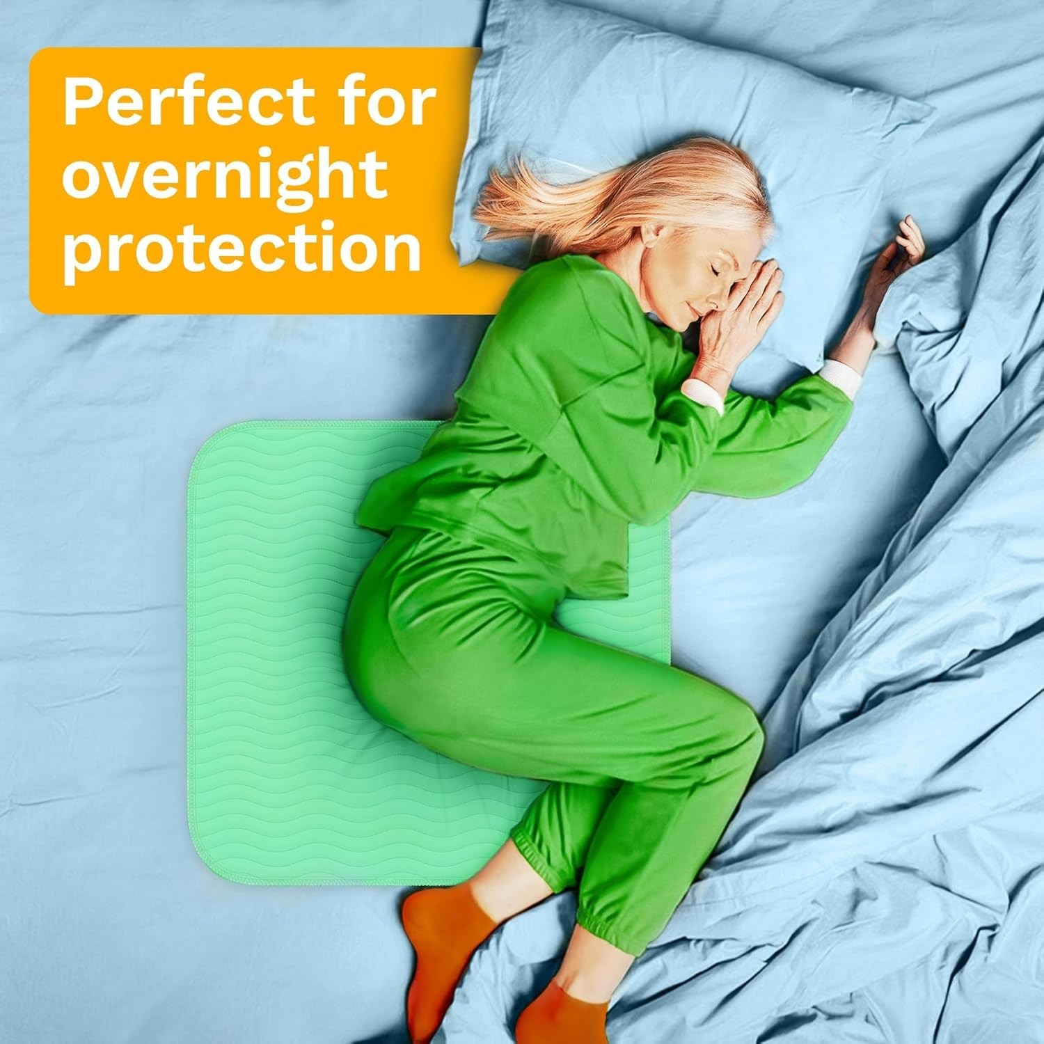 Washable Underpads – Heavy Absorbency Reusable Bedwetting Incontinence Pads f…