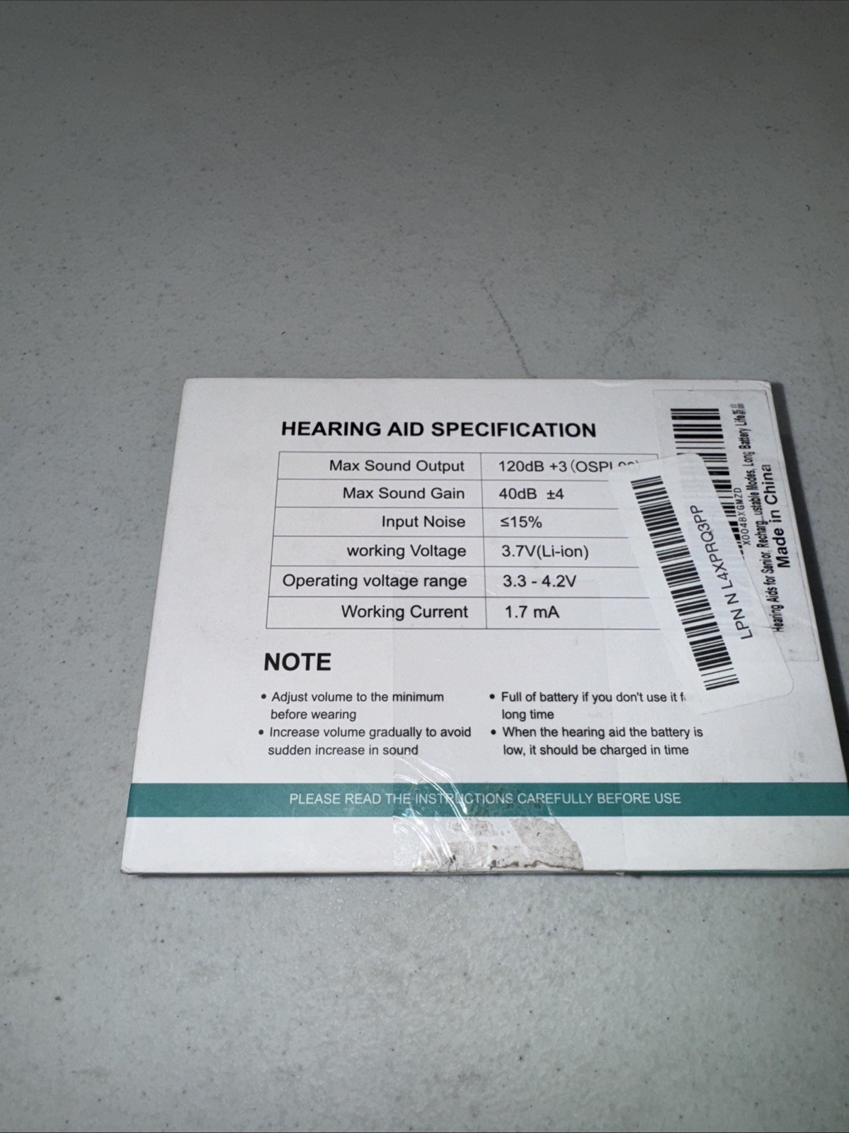 Rechargeable Digital Invisible Hearing Aid Sound Voice Amplifier Mini ITE