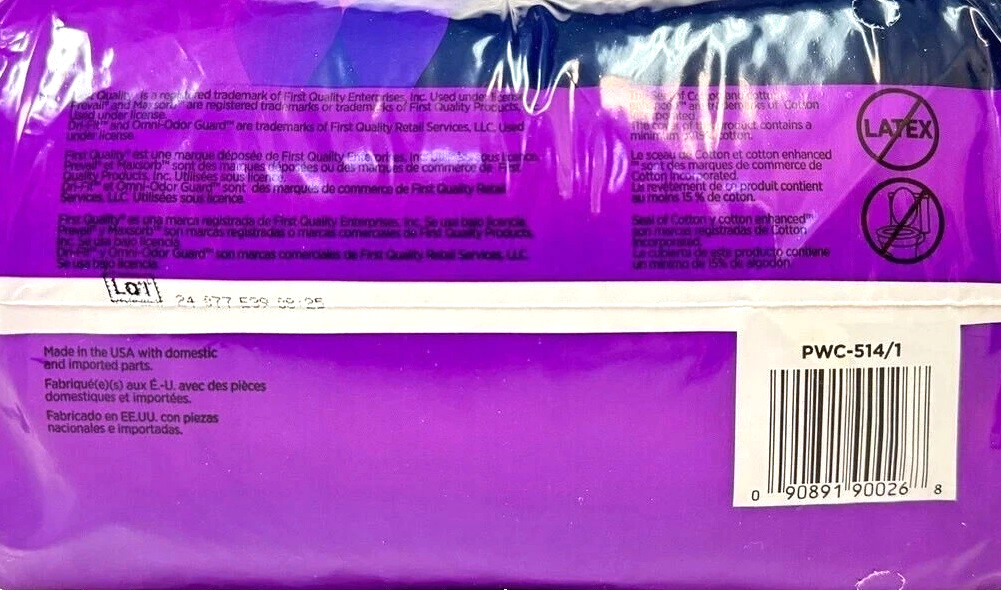 Prevail Women’s Daily Underwear 16 Count Extra Large 48″- 64″ Maximum Absorbency