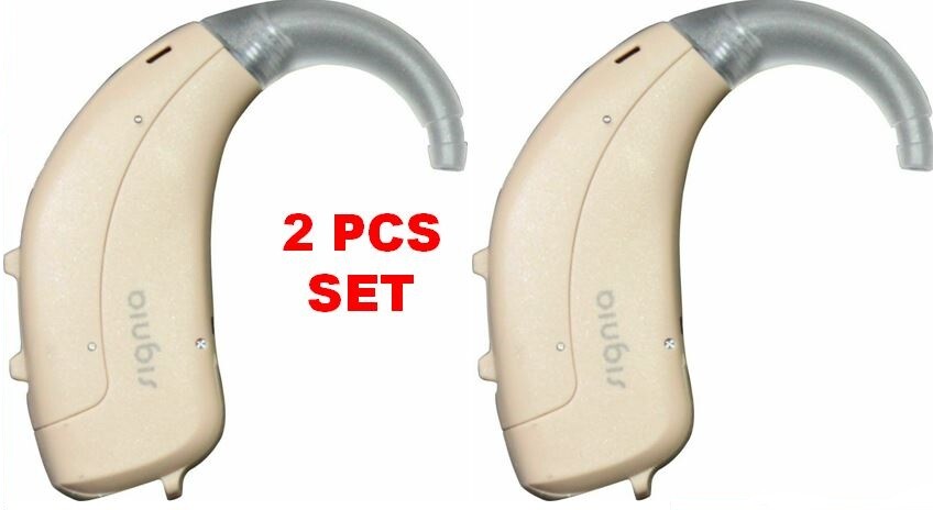 2 Pcs Signia Lotus 12SP/23SP/FUN SP-Severe to Profound Hearing Aid