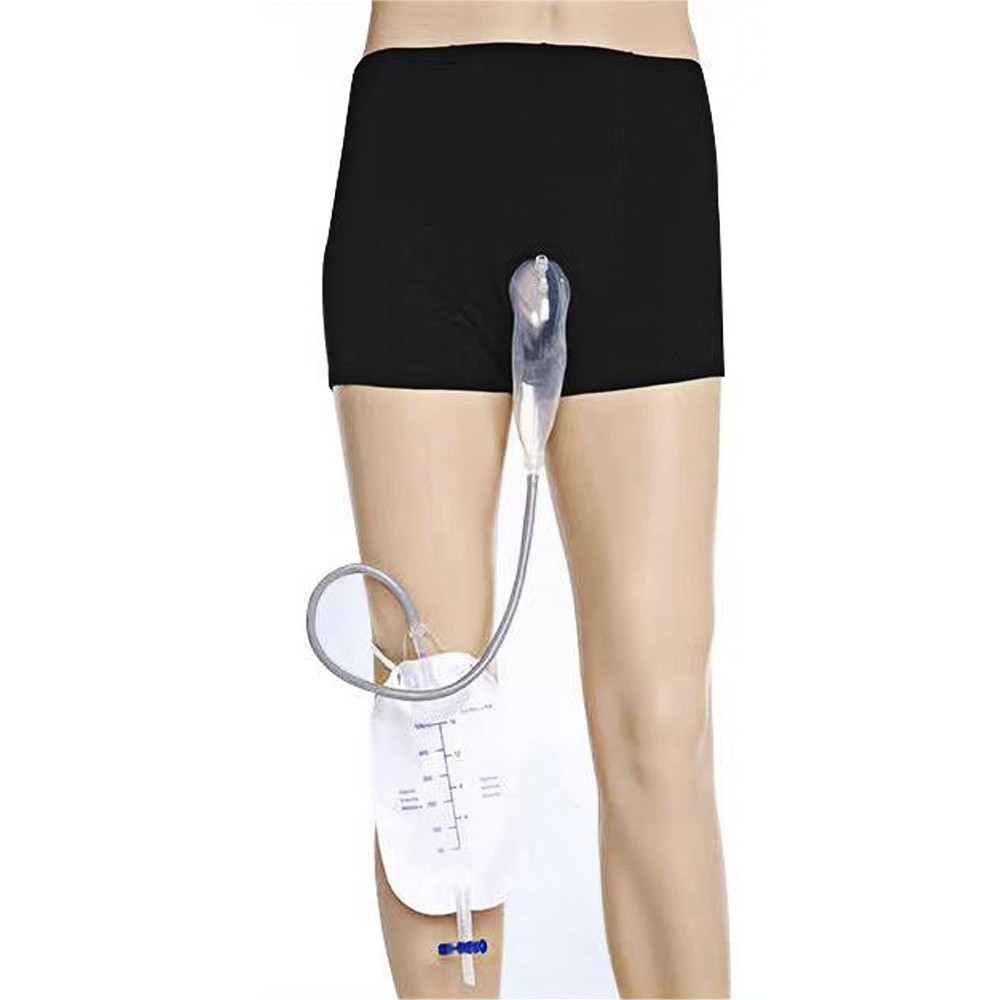 Wearable Urine Bag Male Urinal Bag Incontinence Pants for Men Reusable Portable
