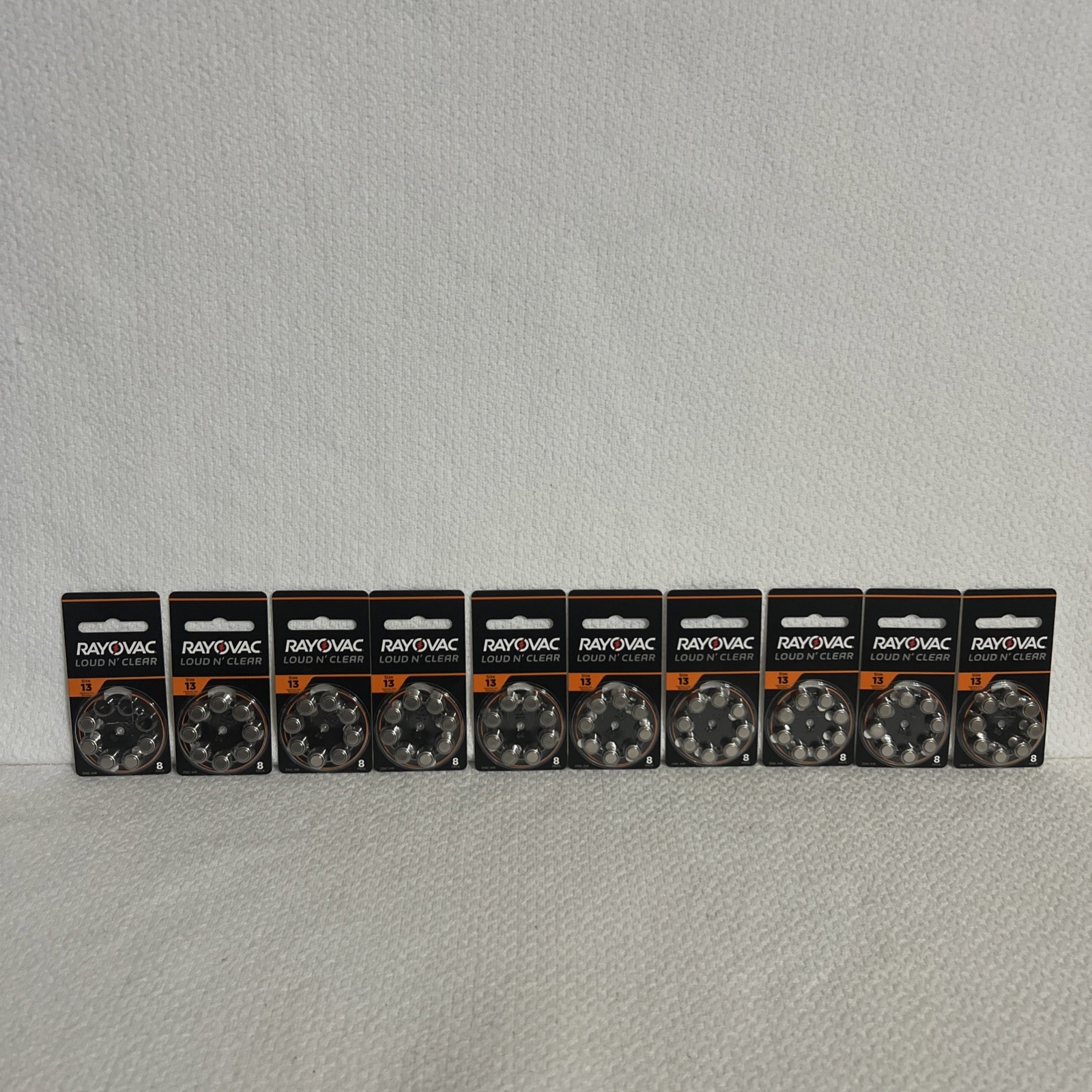 77 Rayovac Size 13 Loud N’ Clear Hearing Aid Batteries 1.45v Exp. 2/2027
