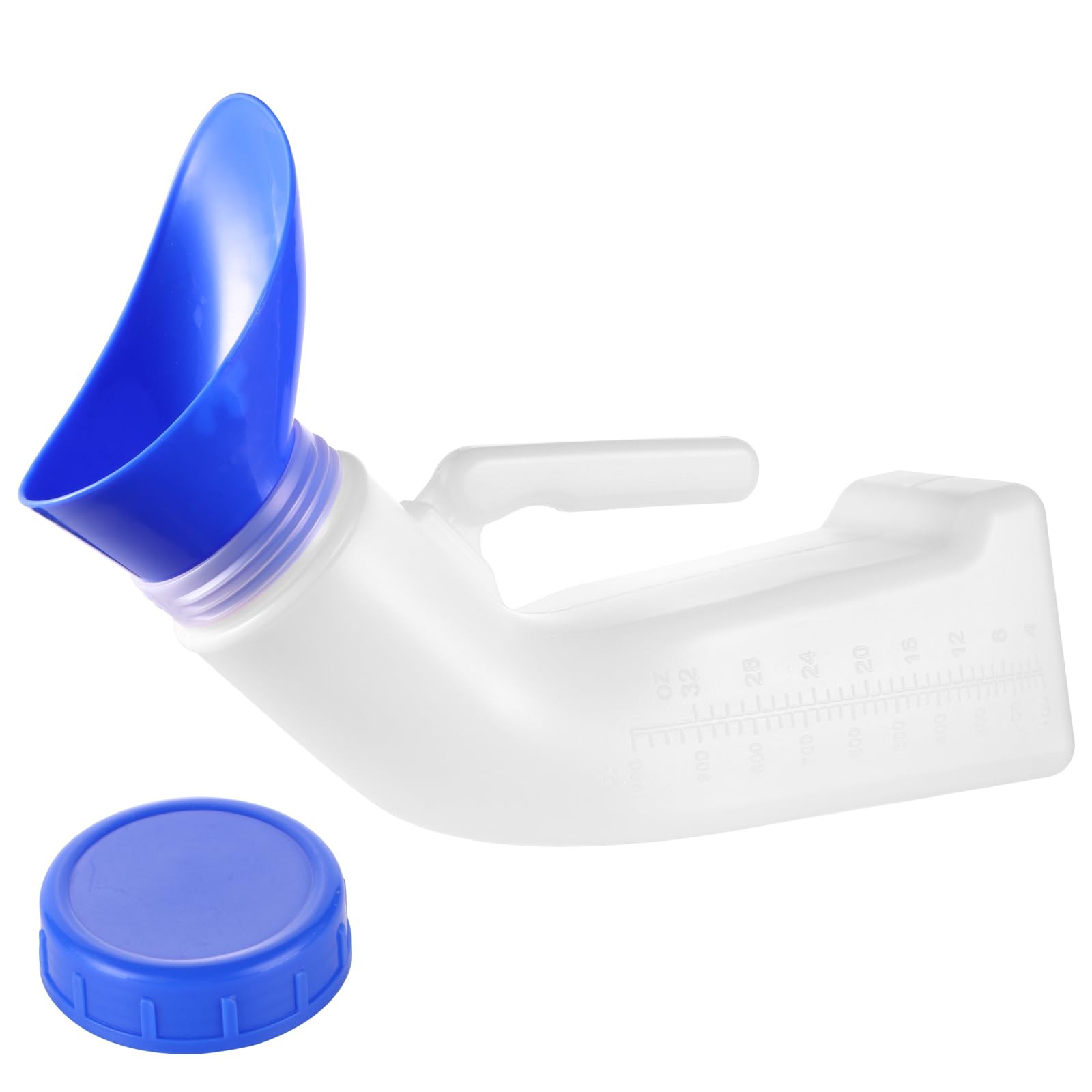 Urinals for Men Women Unisex Urinal Bottle Spill Proof Portable Pee Blue