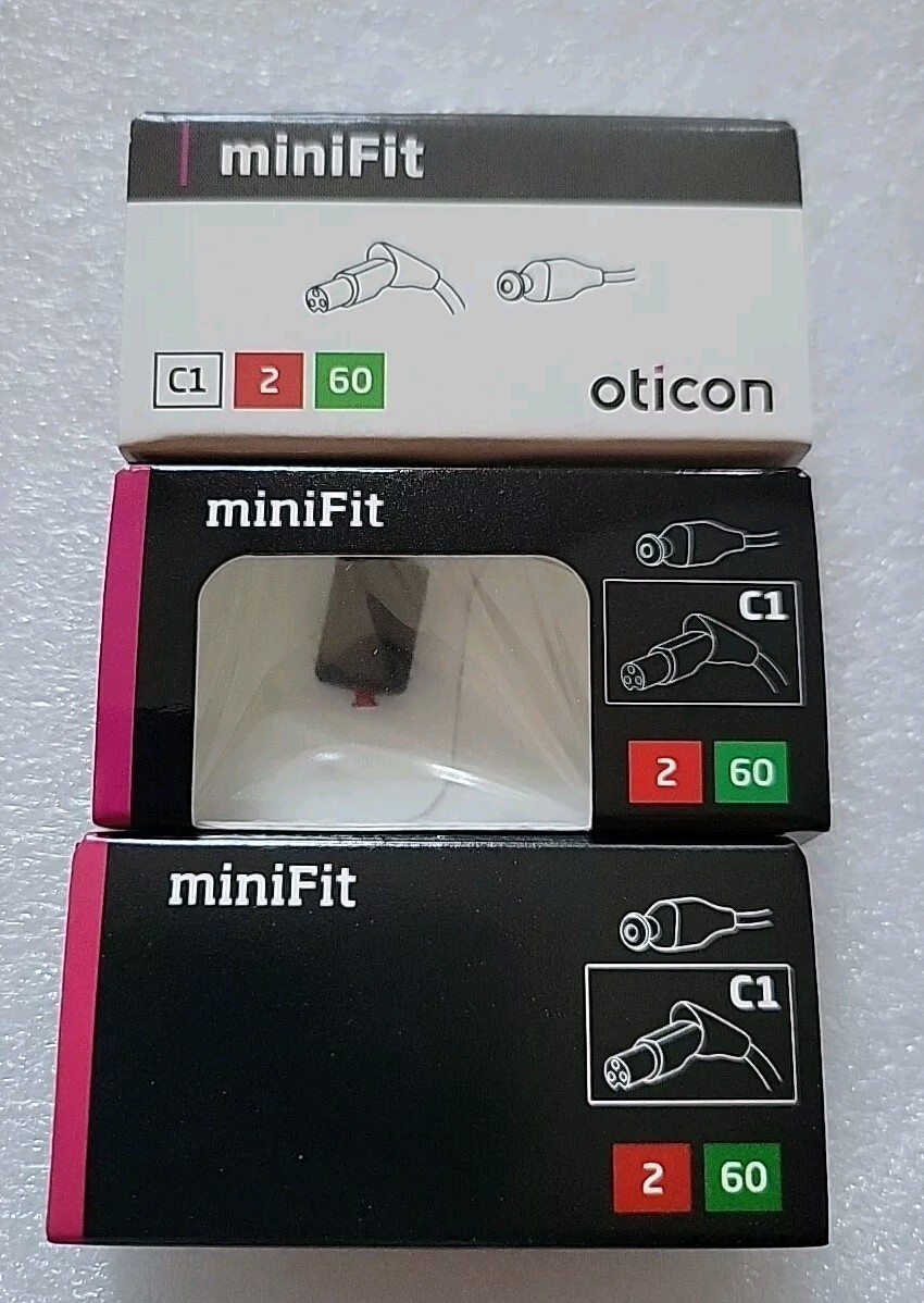 HEARING AID SPEAKER UNIT (Oticon) ~ MINIFIT ~ 60 db ~ Size 2 ~ RIGHT Side ~ BNIB
