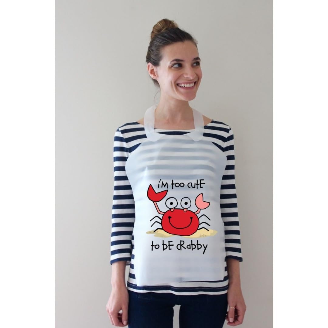 T&T Supply Disposable Adult Crab Lobster Bibs – 25/50/100/200/500 pcs