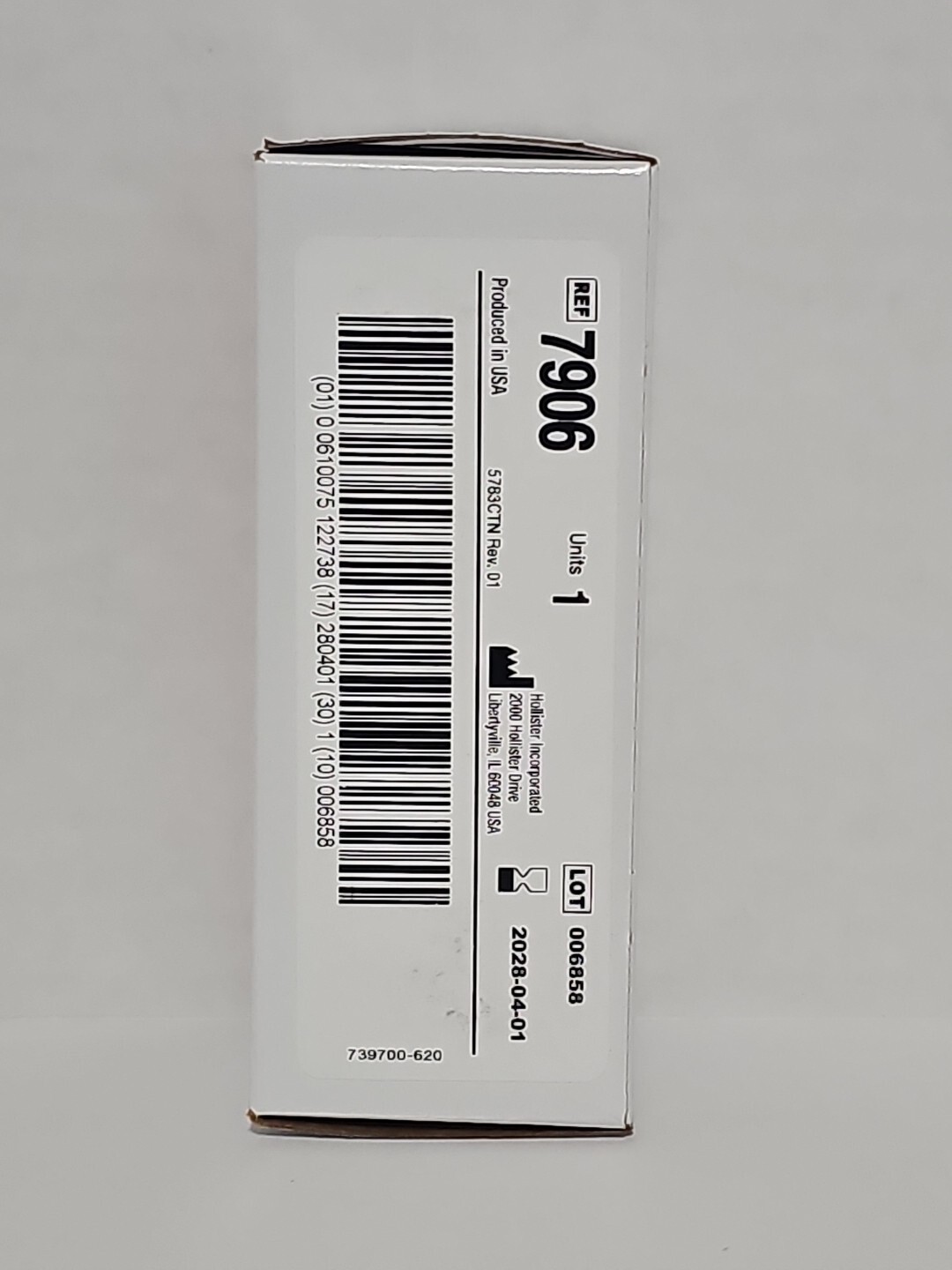 HOLLISTER 7906 Adapt Stoma Powder 1.0 OZ EXP 2028-04-01. Lot 006858. 1 Bottle