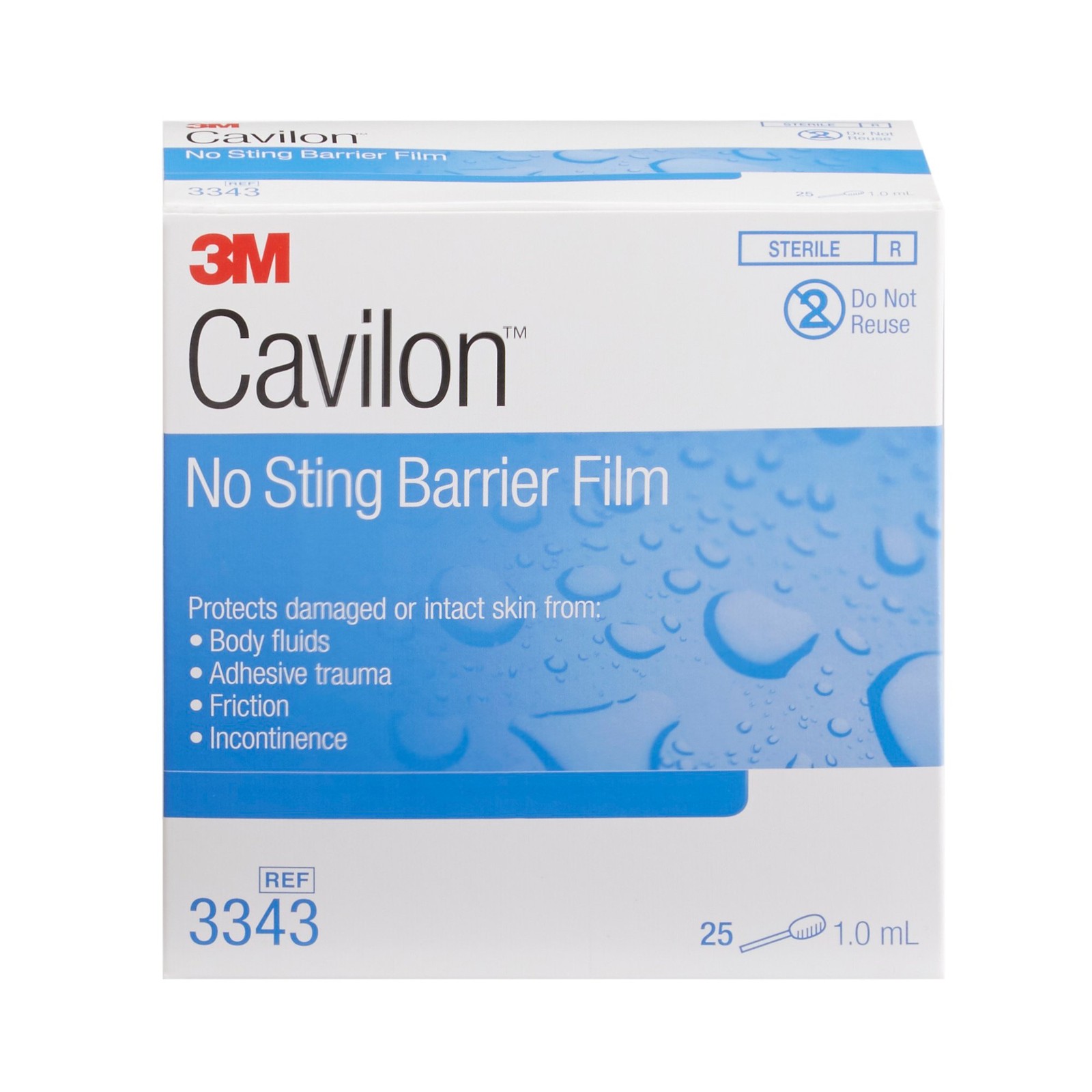 Cavilon Barrier Film, 1.0 mL Wand, Alcohol Free, No Sting, Box of 25