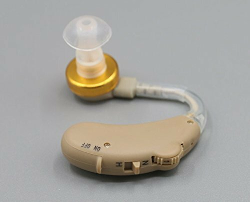 Sound Enhancement Amplifier BTE Hearing Aid for Men & Women for Deaf Users