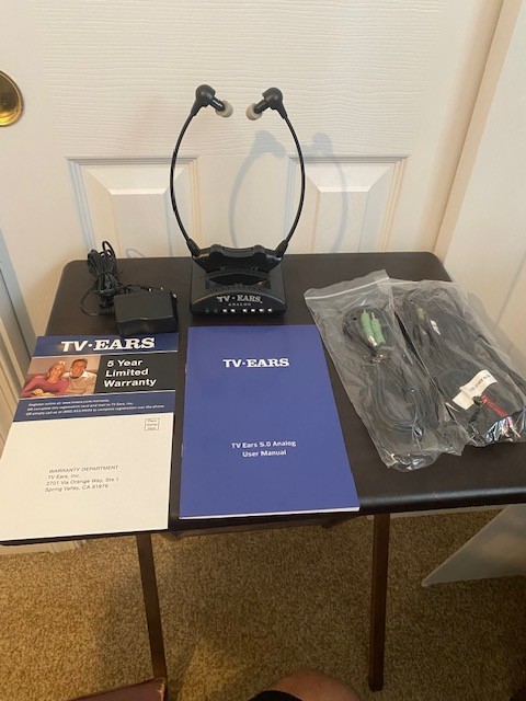 TV Ears 5.0 Analog Wireless Voice Clarifying Headset System 11641