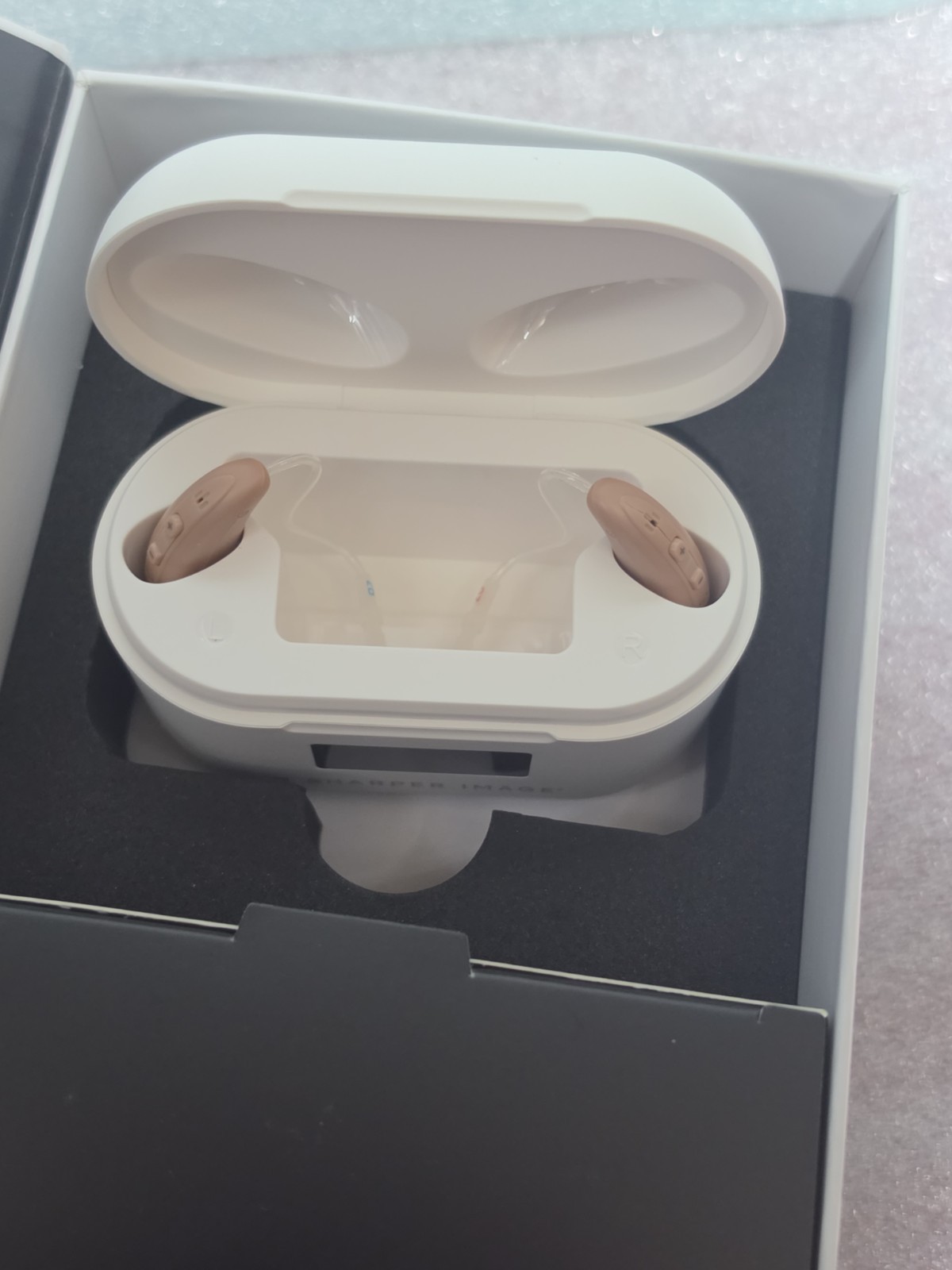Sharper Image Smart OTC Hearing Aids Noise Cancelling JH-D26AT 20 Hours Recharge